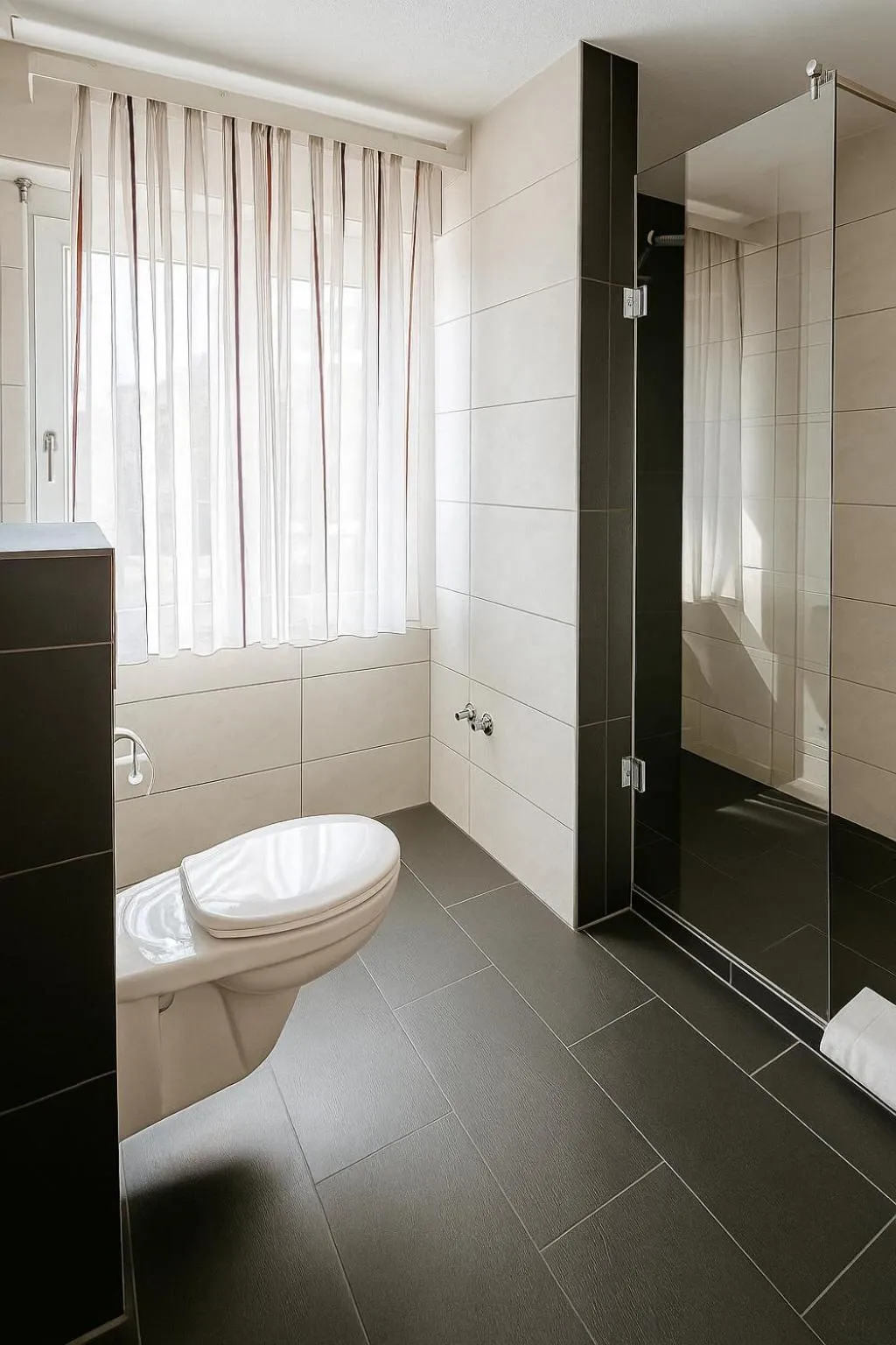 Shower in City Hotel