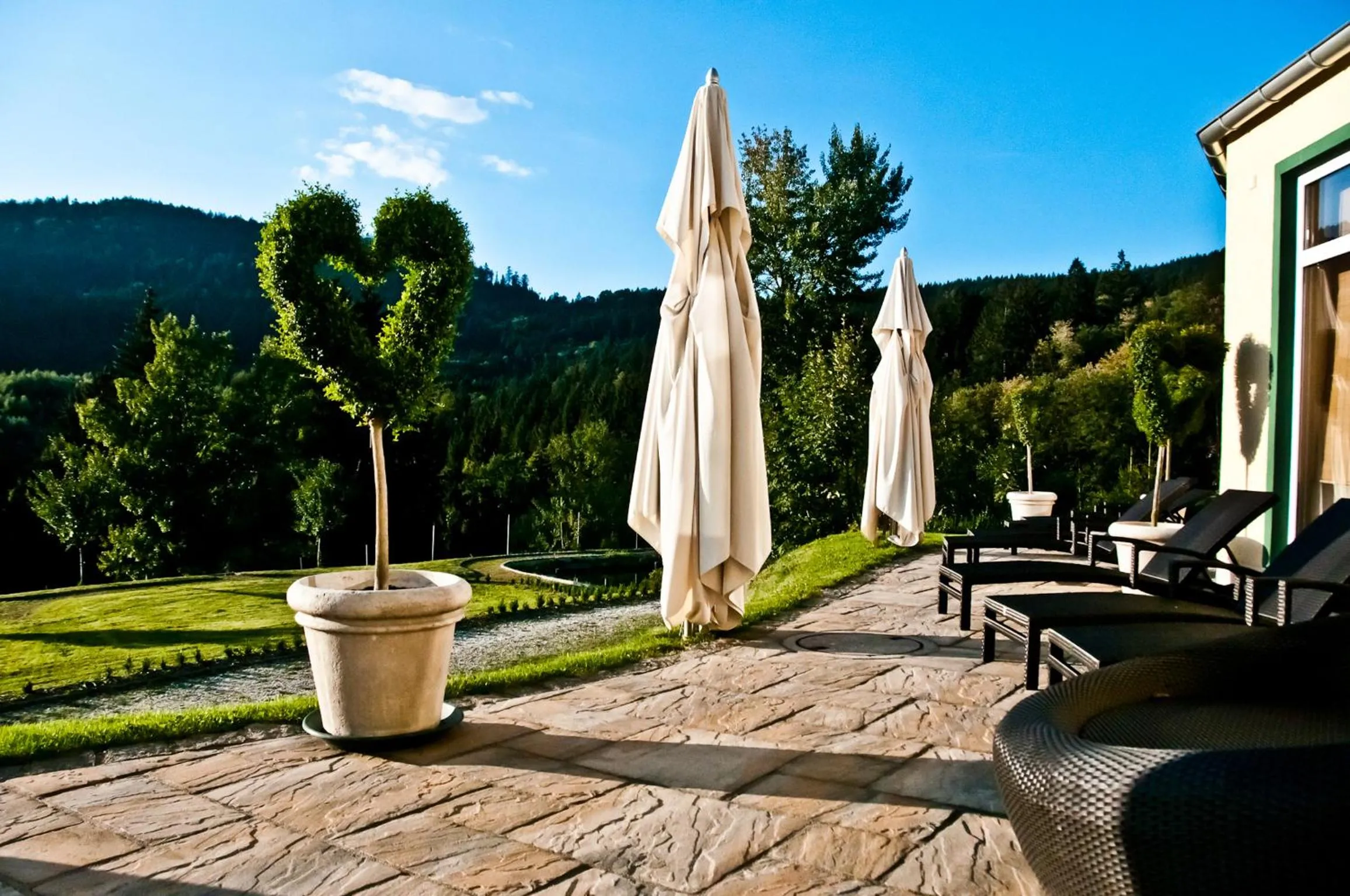 Balcony/Terrace in Naturhotel Rebling