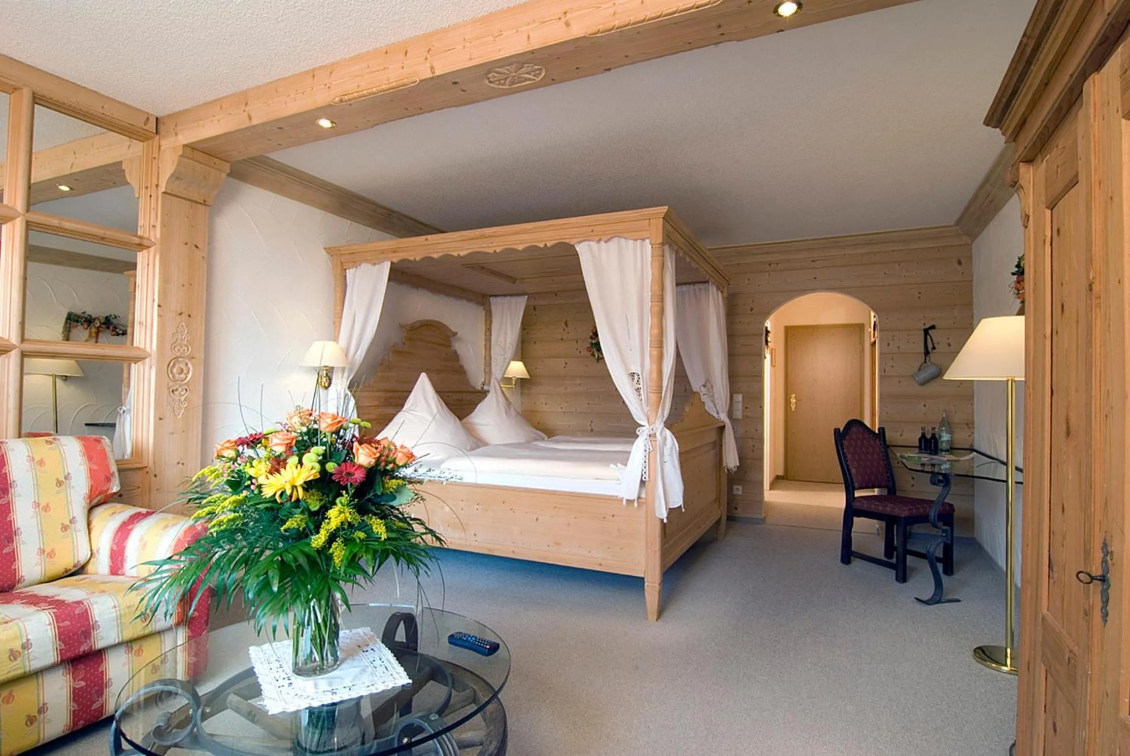 Photo of the whole room, Bed in Naturhotel Rebling