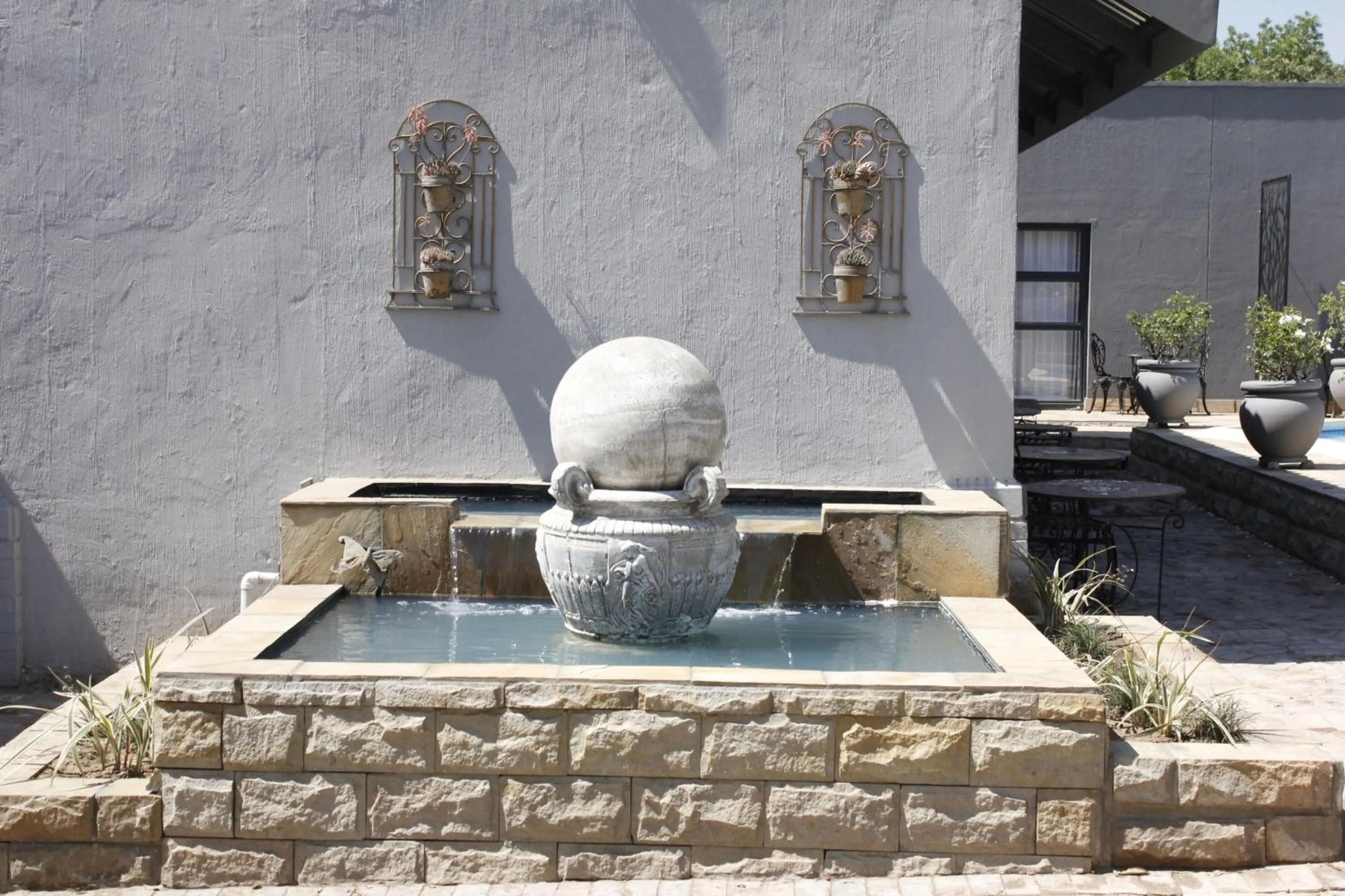 Decorative detail in Le Grant Guesthhouse