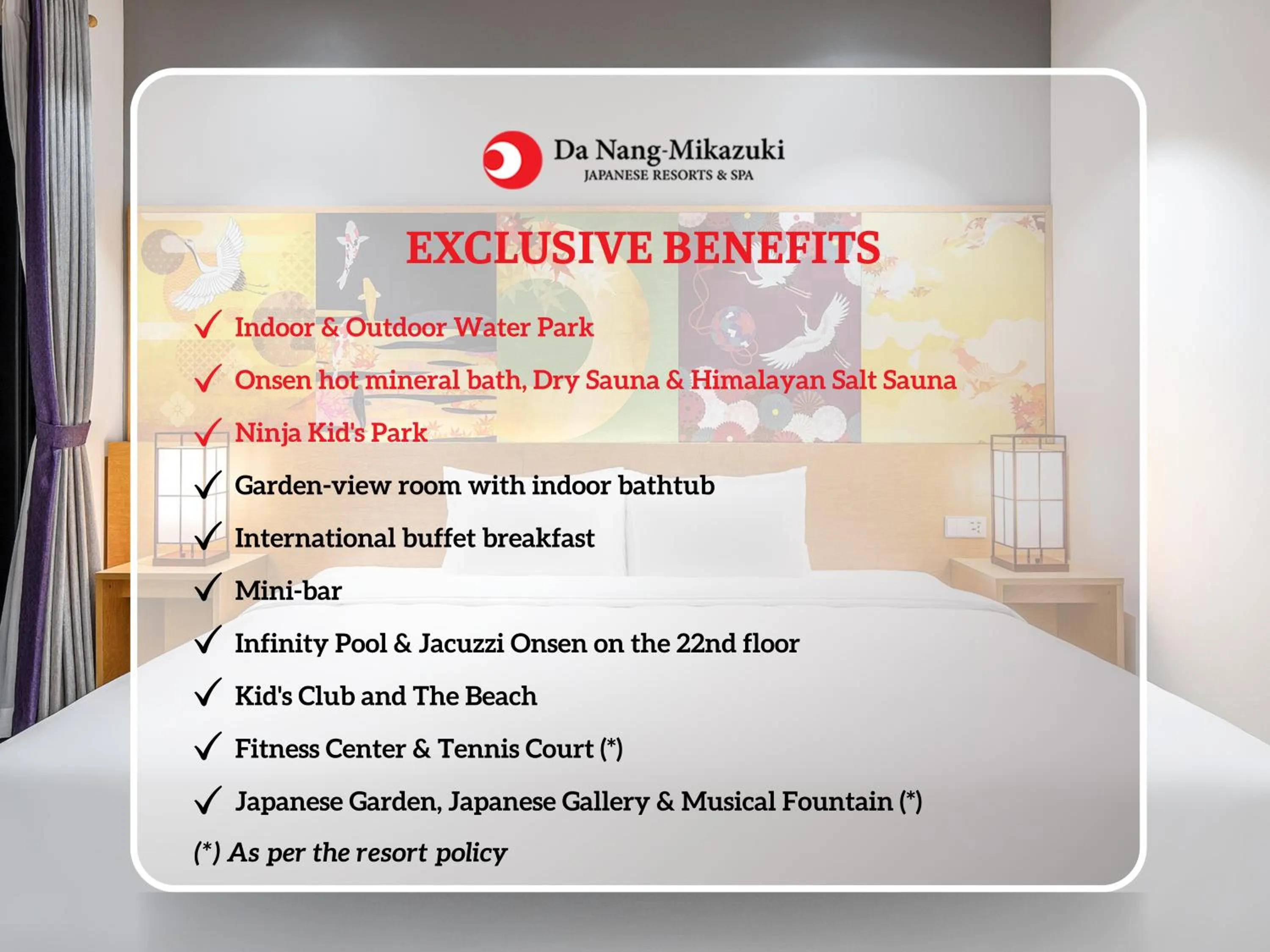 Text overlay in Da Nang - Mikazuki Japanese Resorts & Spa