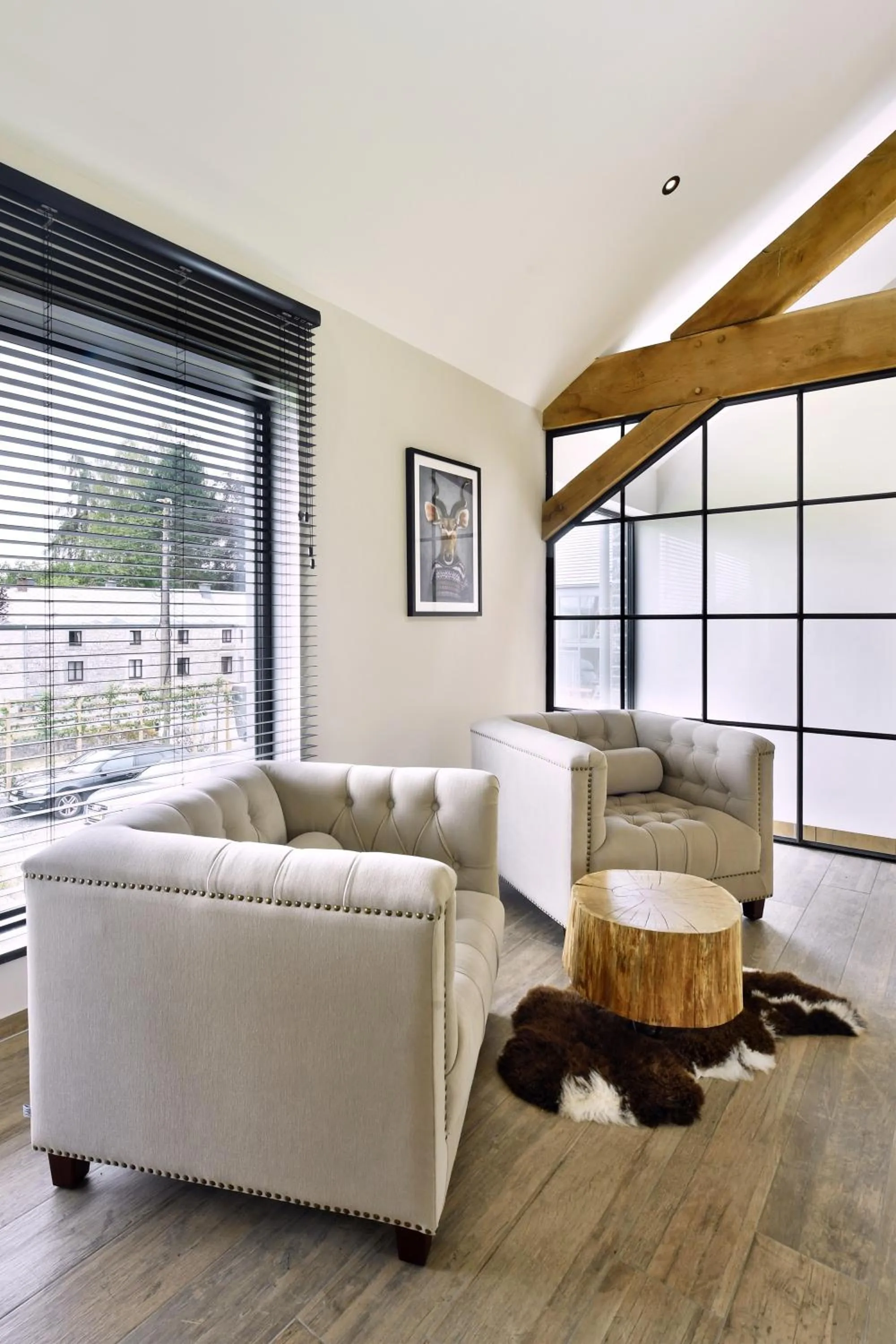 Living room in DURBUY SUITES