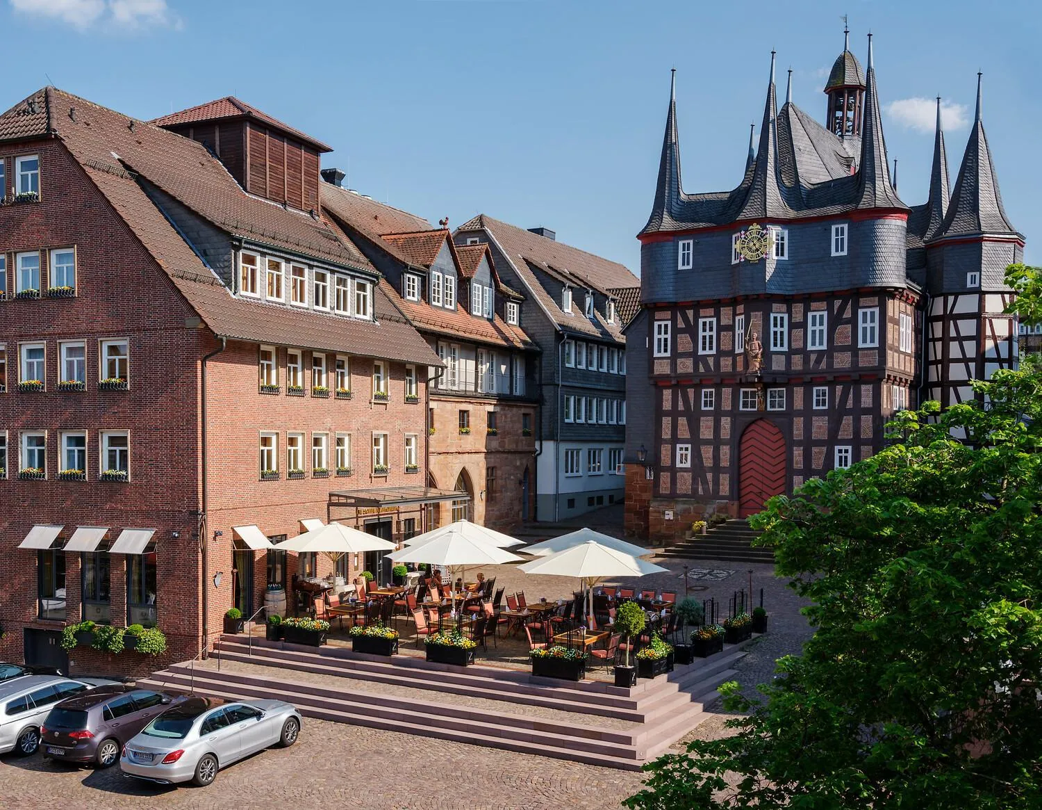 Property building in Hotel Die Sonne Frankenberg