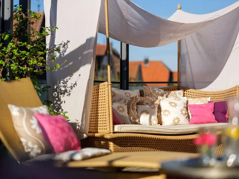 Balcony/Terrace in Hotel Die Sonne Frankenberg