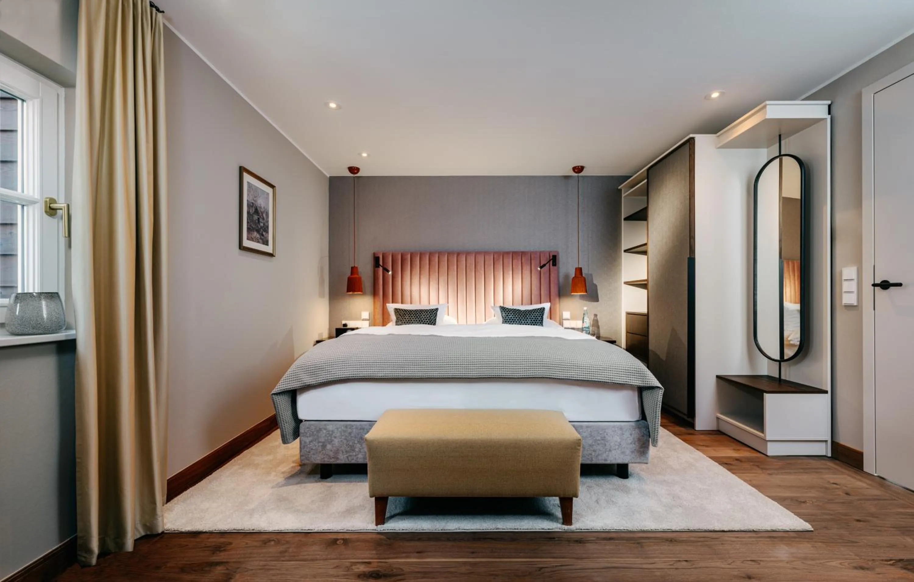 Bedroom, Bed in Hotel Die Sonne Frankenberg