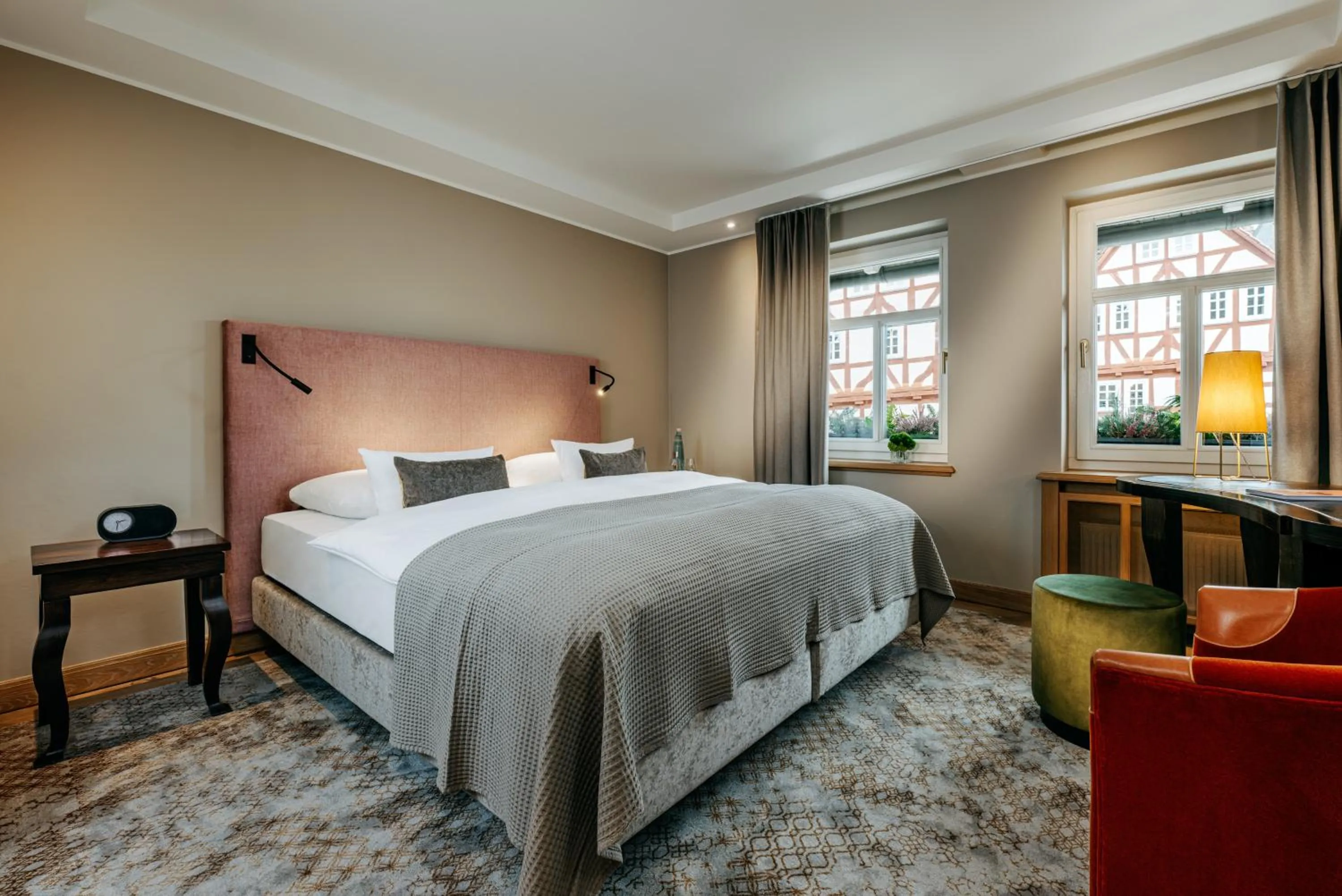 Photo of the whole room, Bed in Hotel Die Sonne Frankenberg