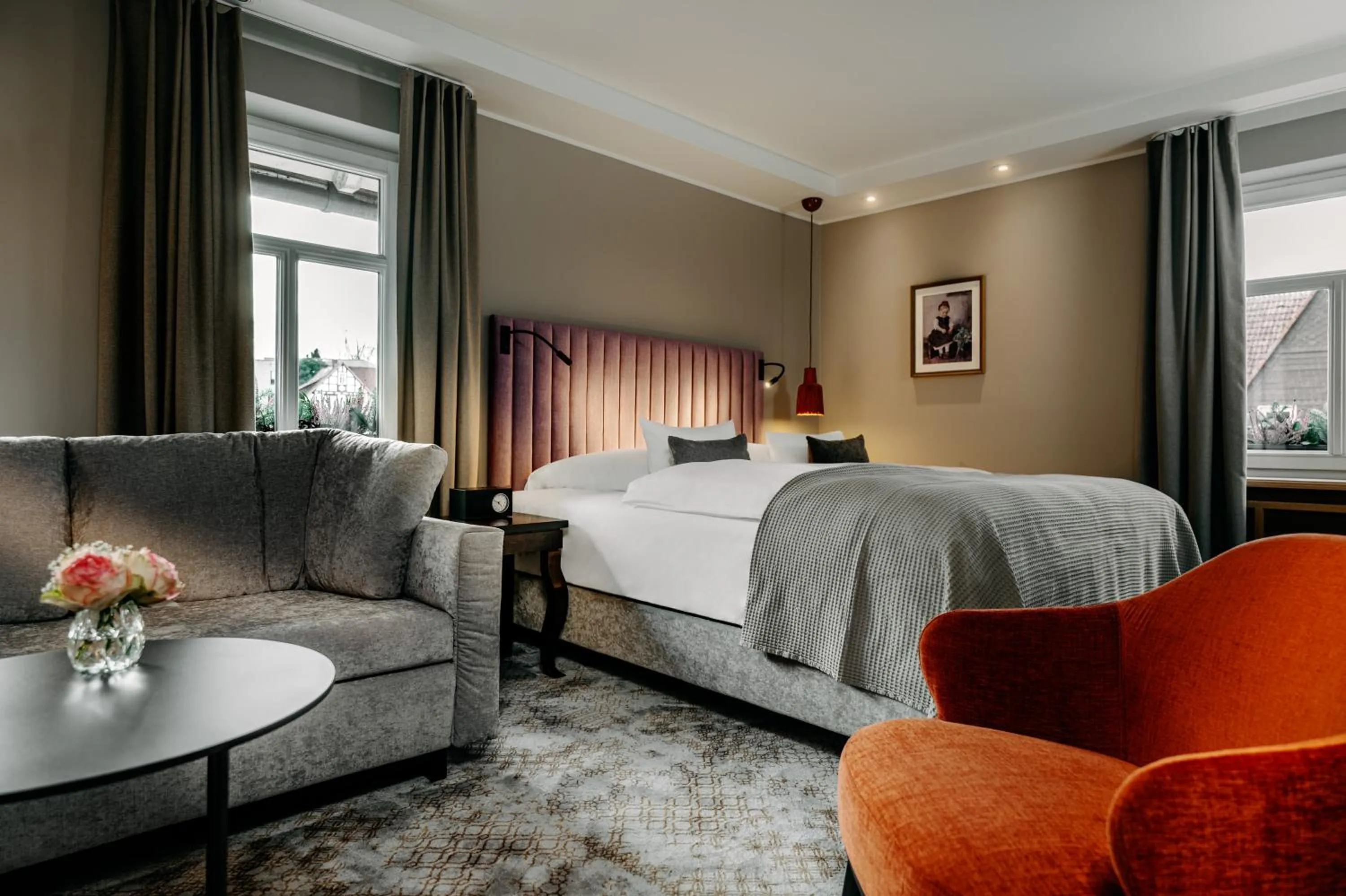 Photo of the whole room, Bed in Hotel Die Sonne Frankenberg