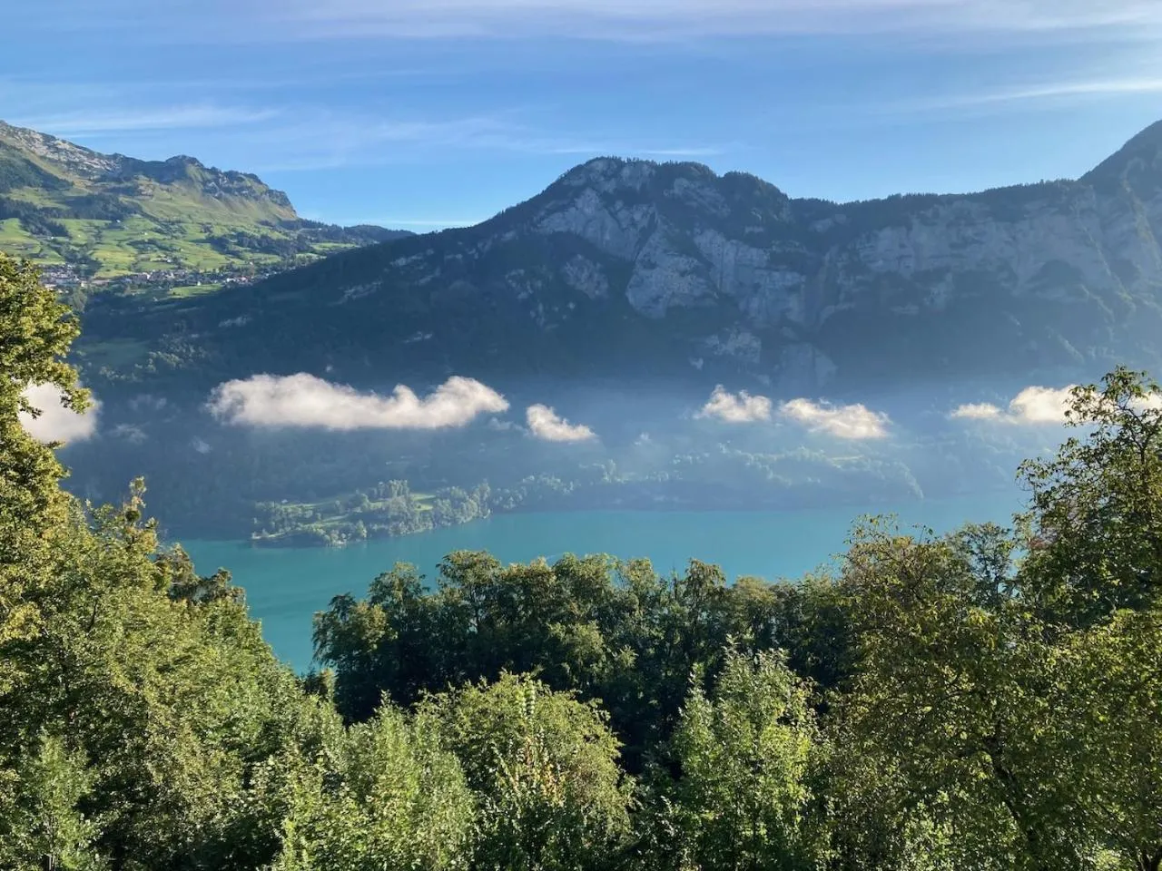 Lake view in Hotel Cafe Seeblick