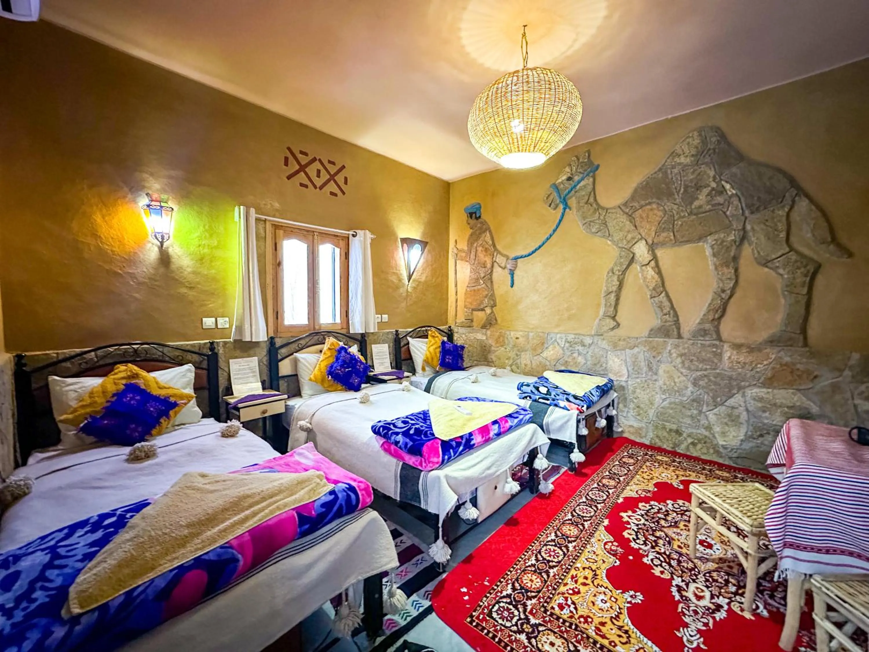 Bed in Auberge & Restaurant Agoudal