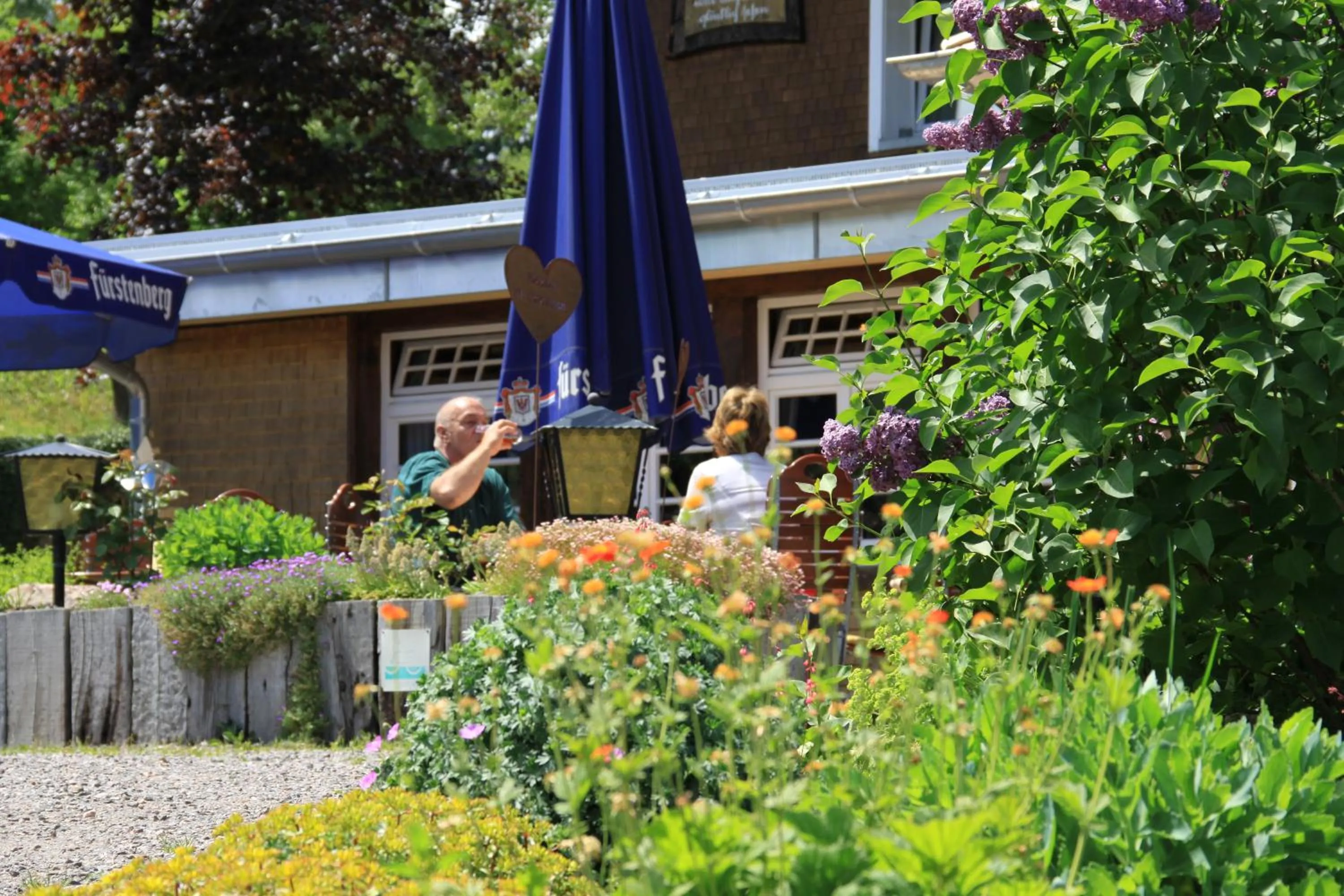 Garden in Hotel Adler Bärental