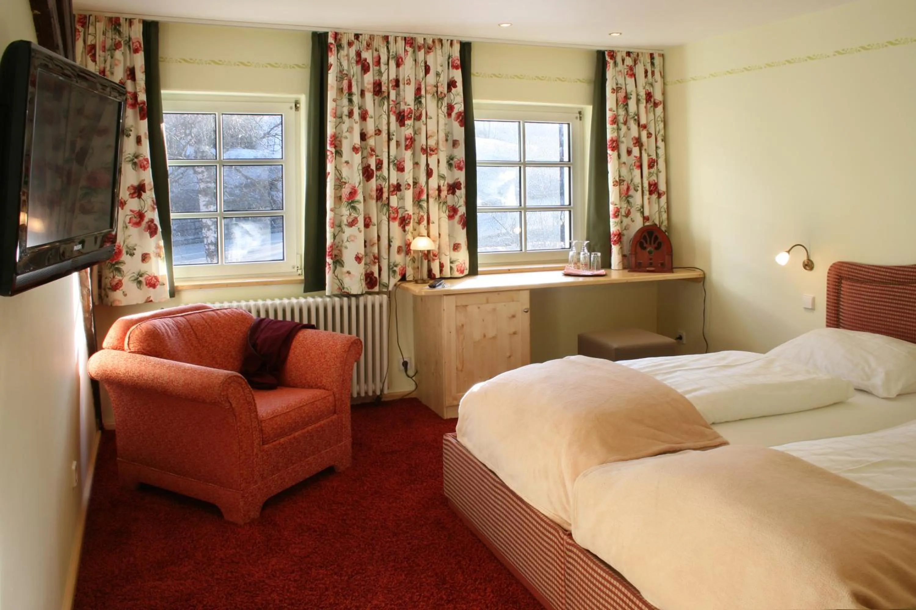 Photo of the whole room, Bed in Hotel Adler Bärental