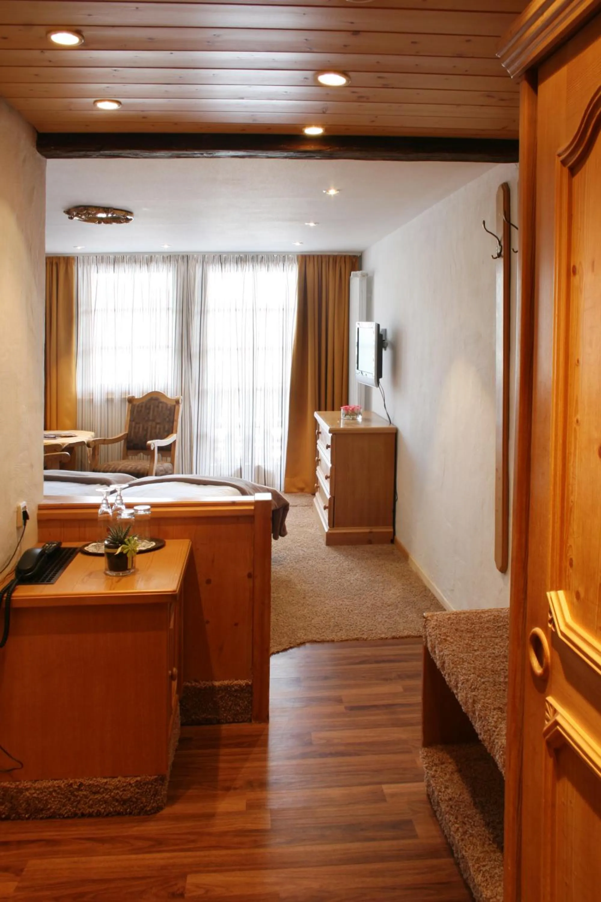 Decorative detail, Bed in Hotel Adler Bärental