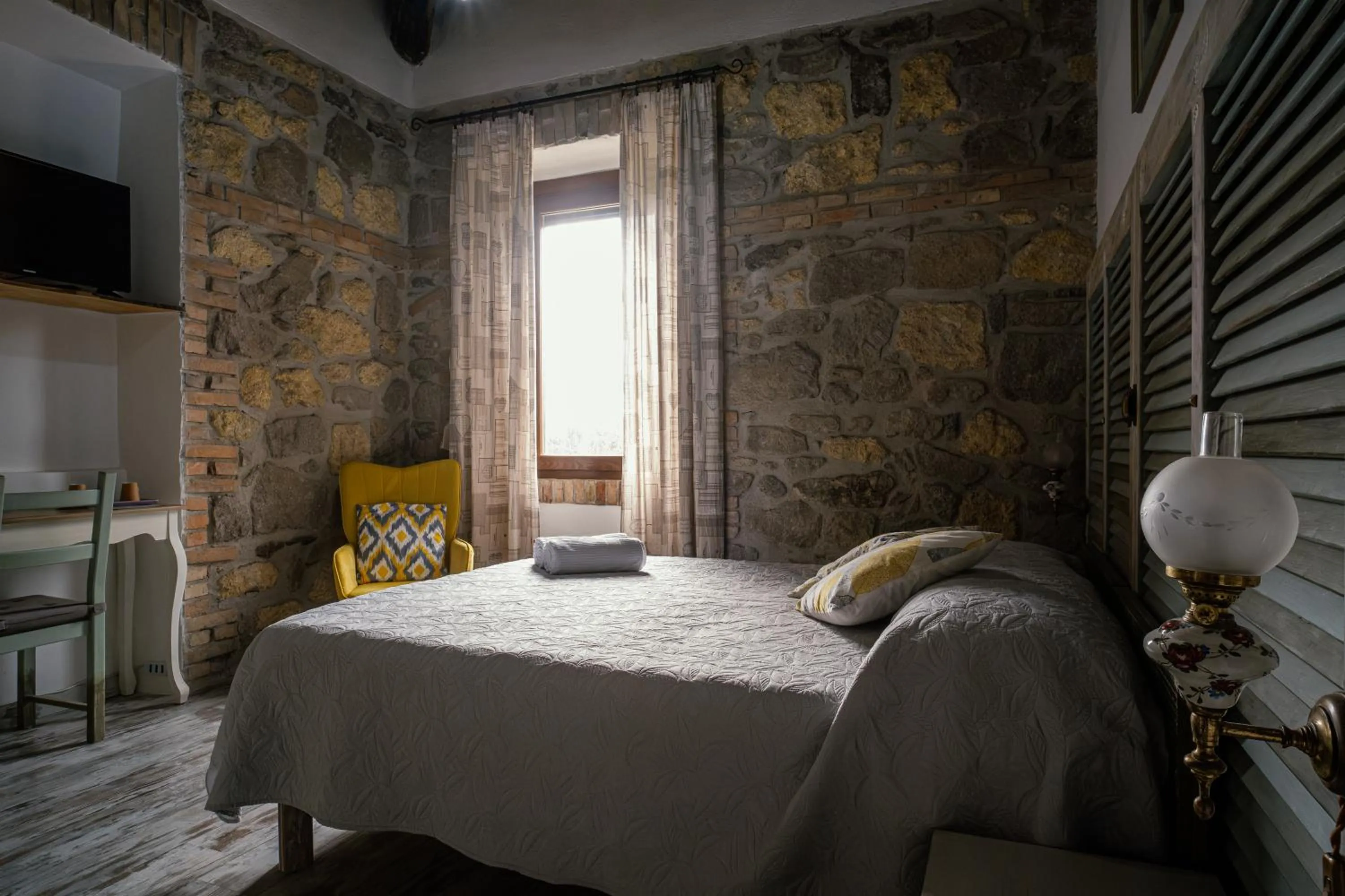 Bedroom, Bed in Locanda Villa Naumanni