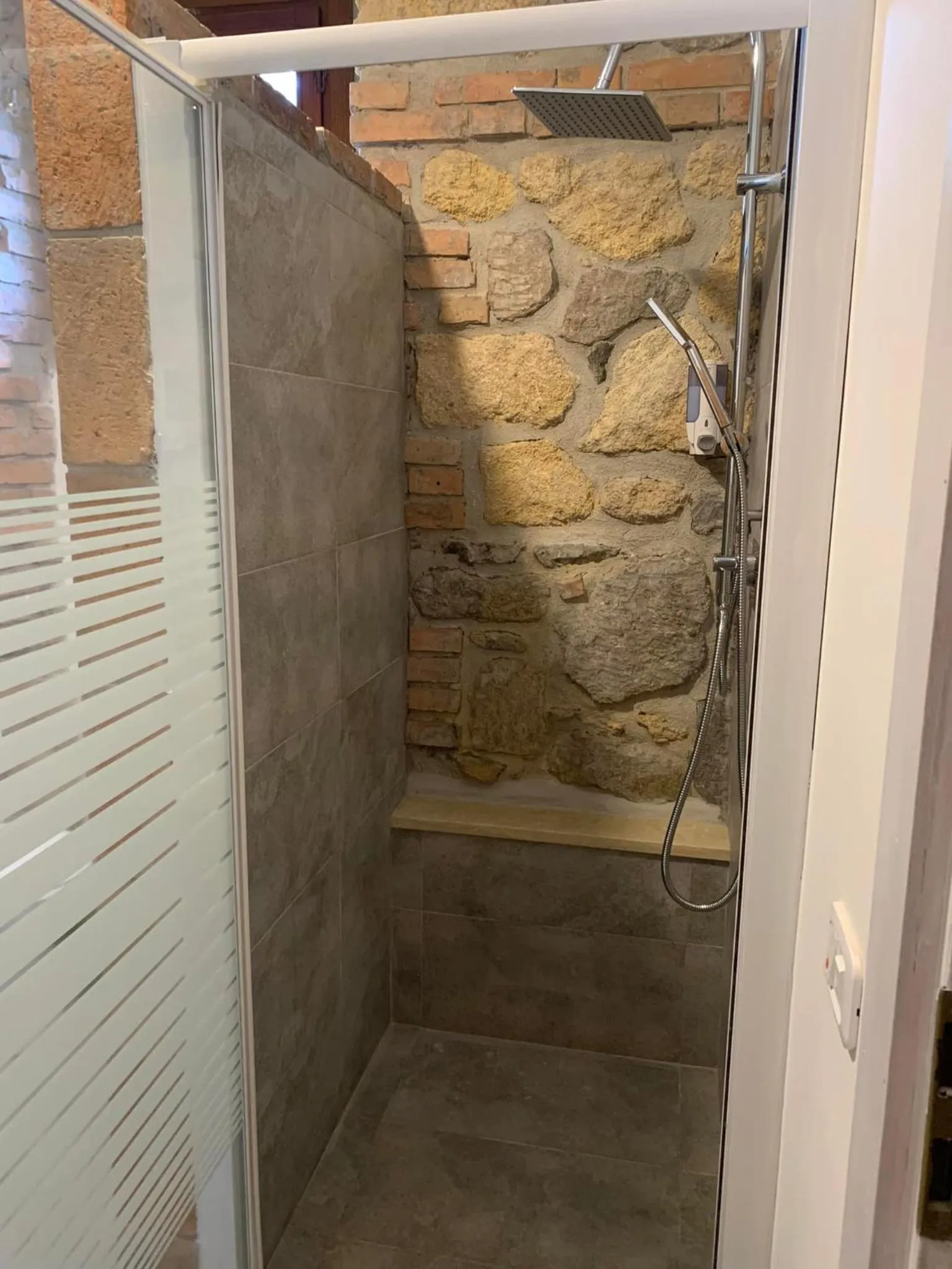 Shower in Locanda Villa Naumanni