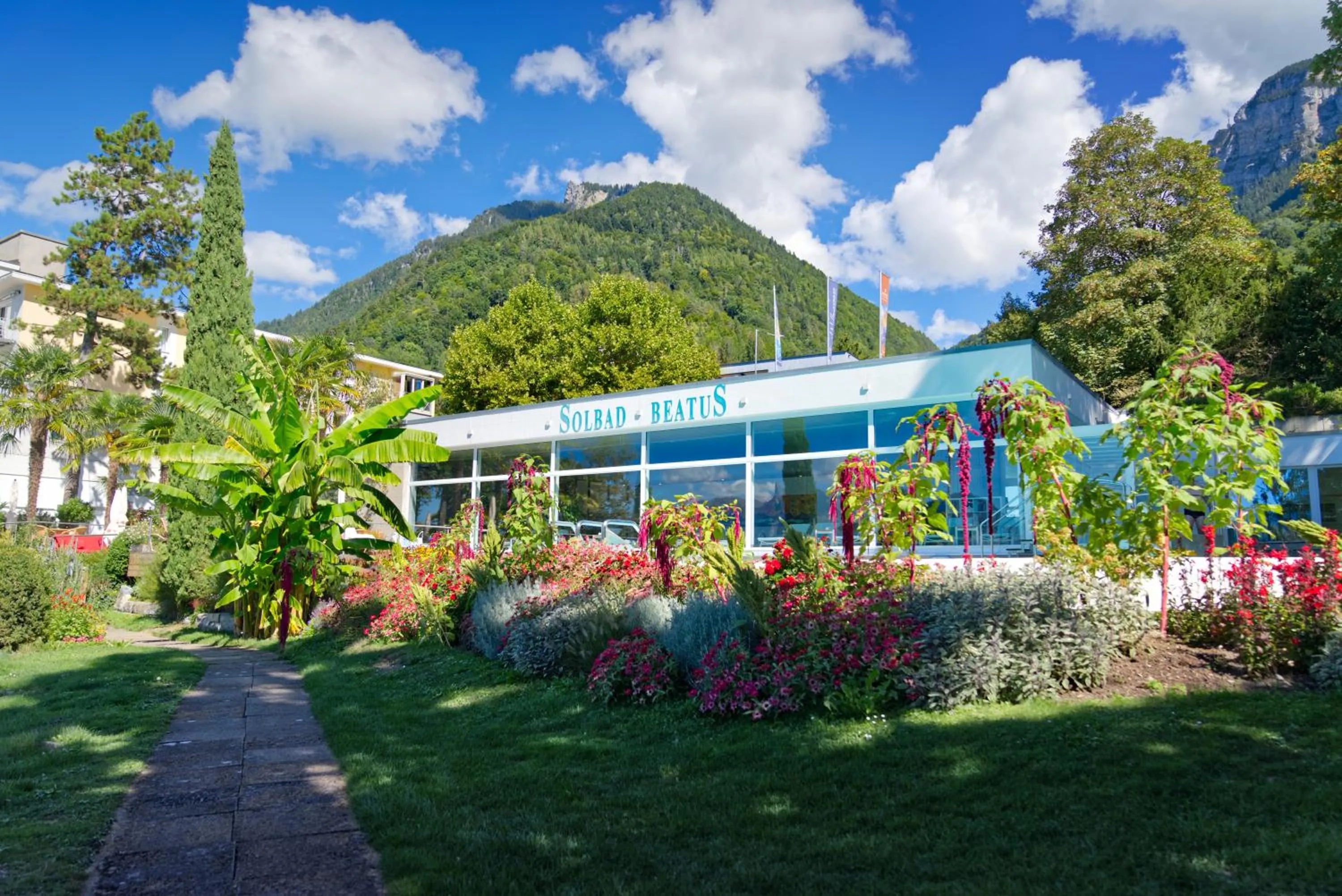 Pool view in BEATUS Wellness- & Spa-Hotel