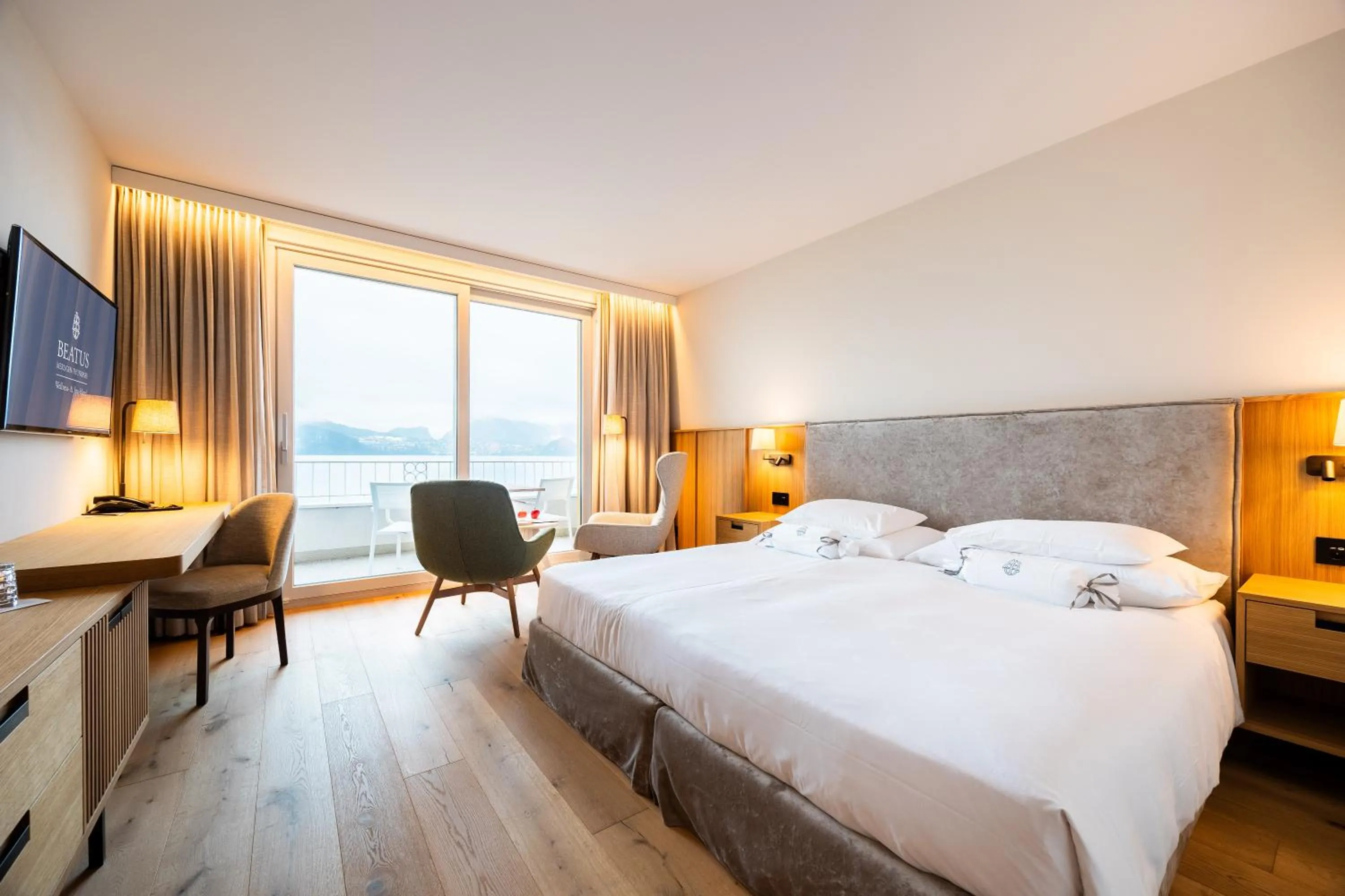 Photo of the whole room, Bed in BEATUS Wellness- & Spa-Hotel