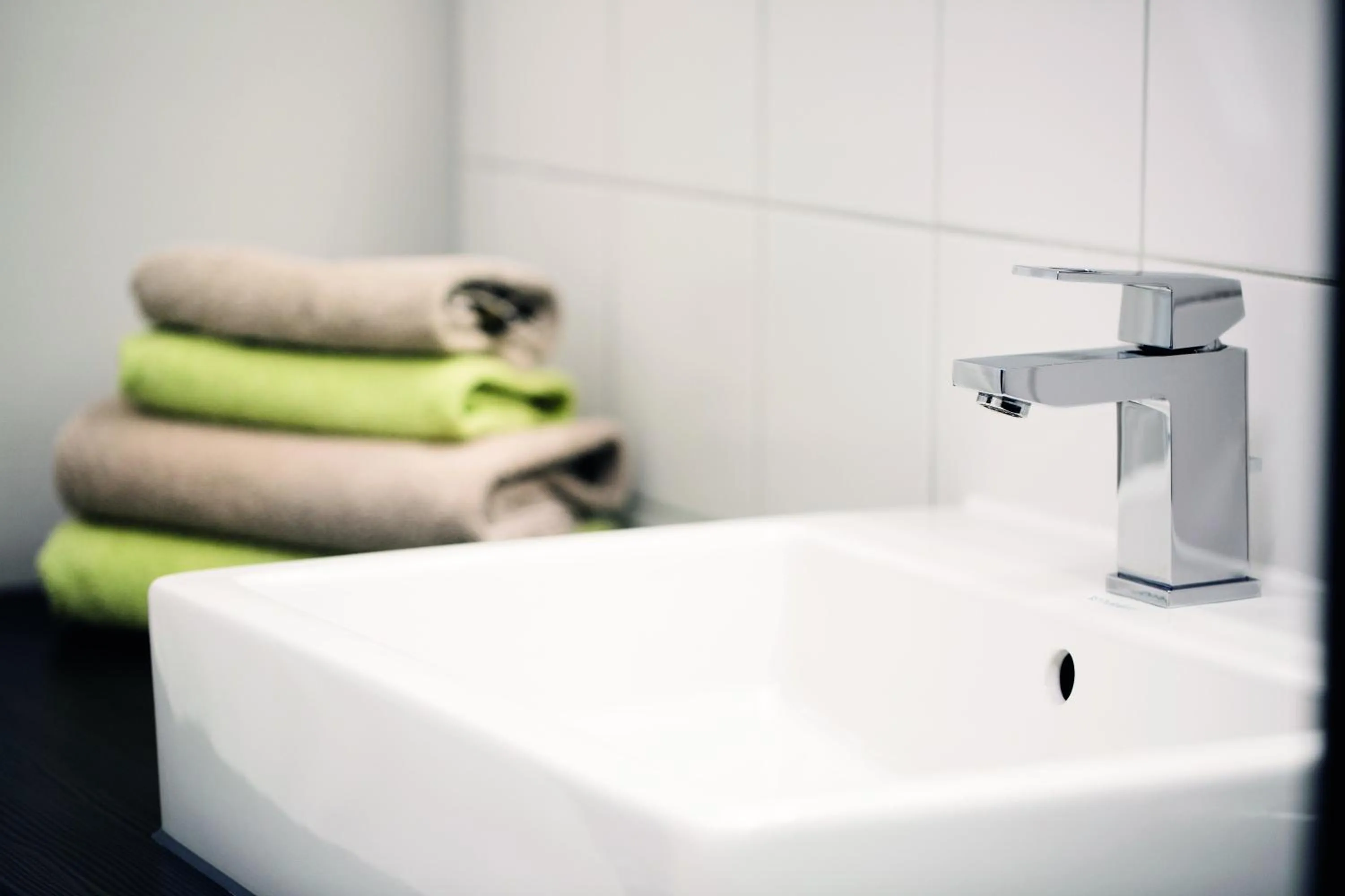 Bathroom in City Hotel Bosse