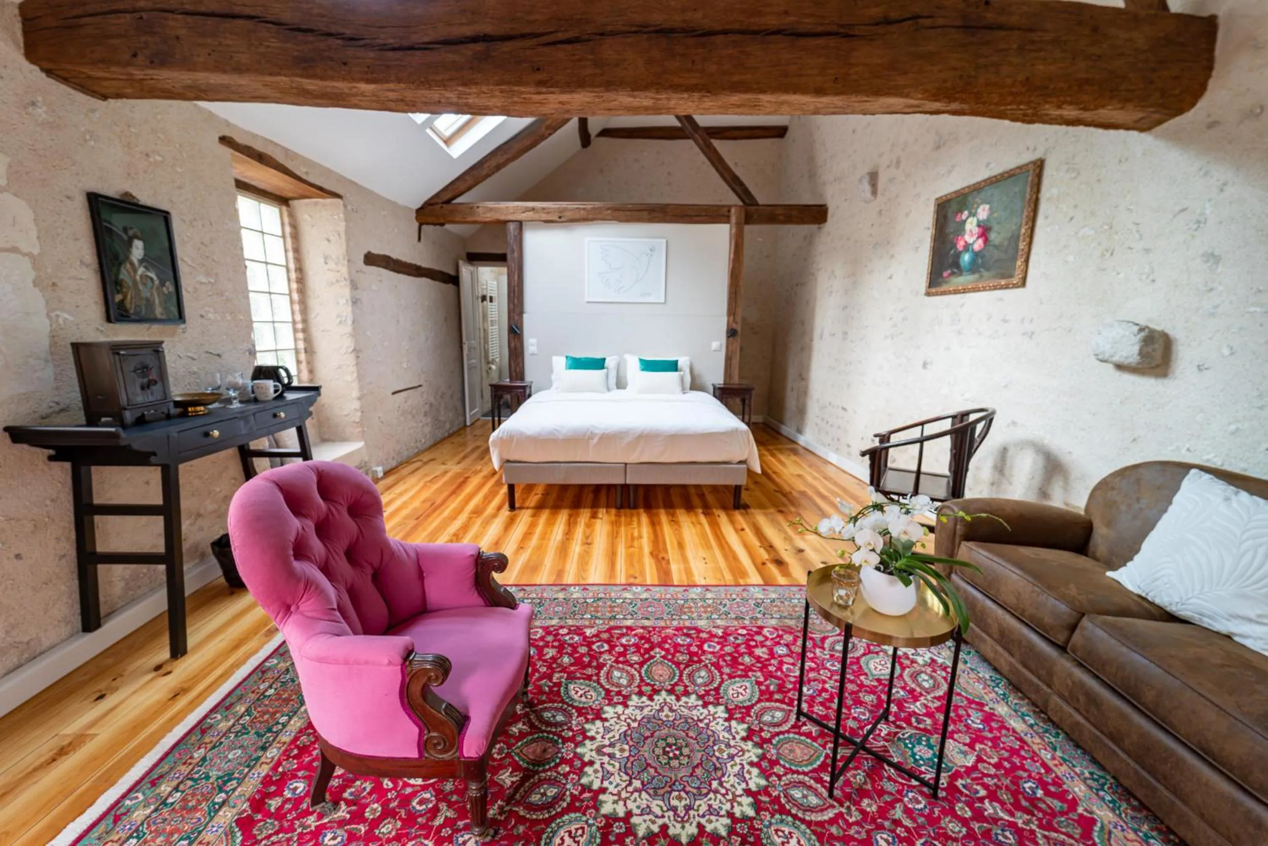 Bed in L'eau Vive demeure de charme