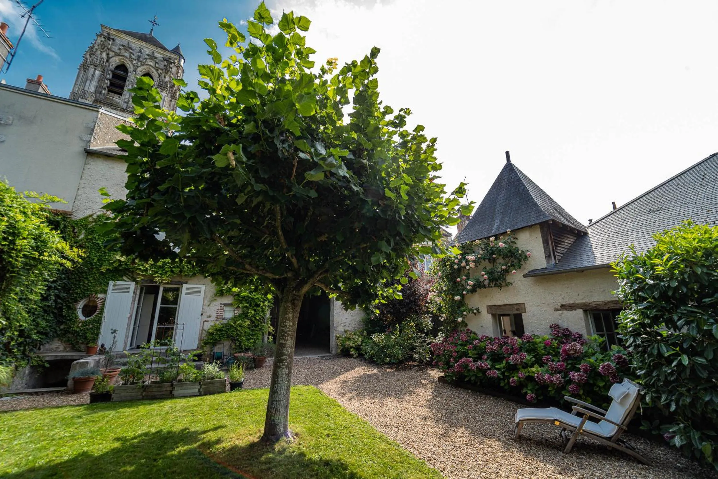 Garden in L'eau Vive demeure de charme