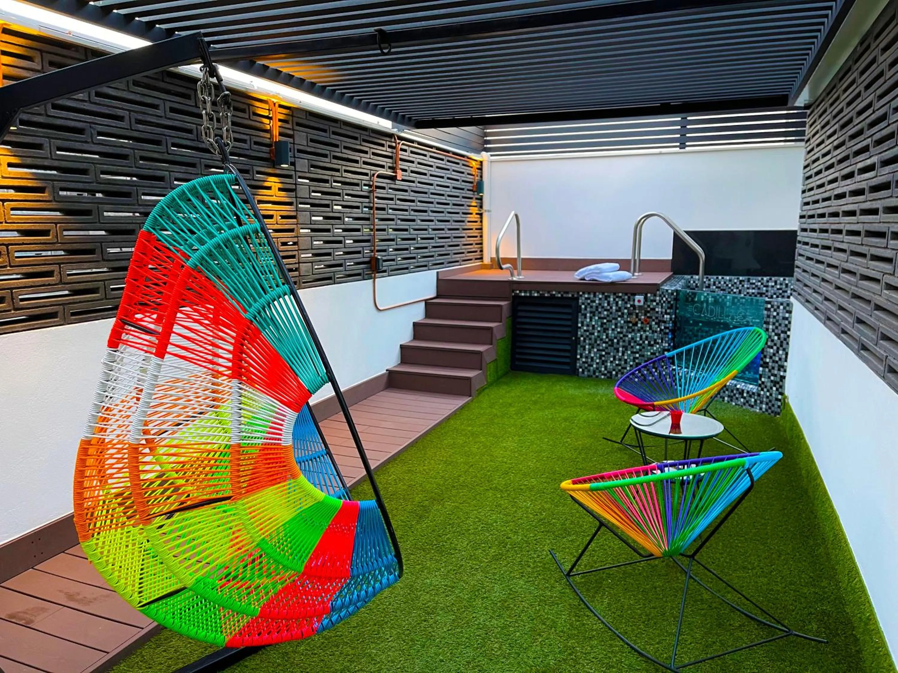 Patio in Cadillac Hotel Boutique