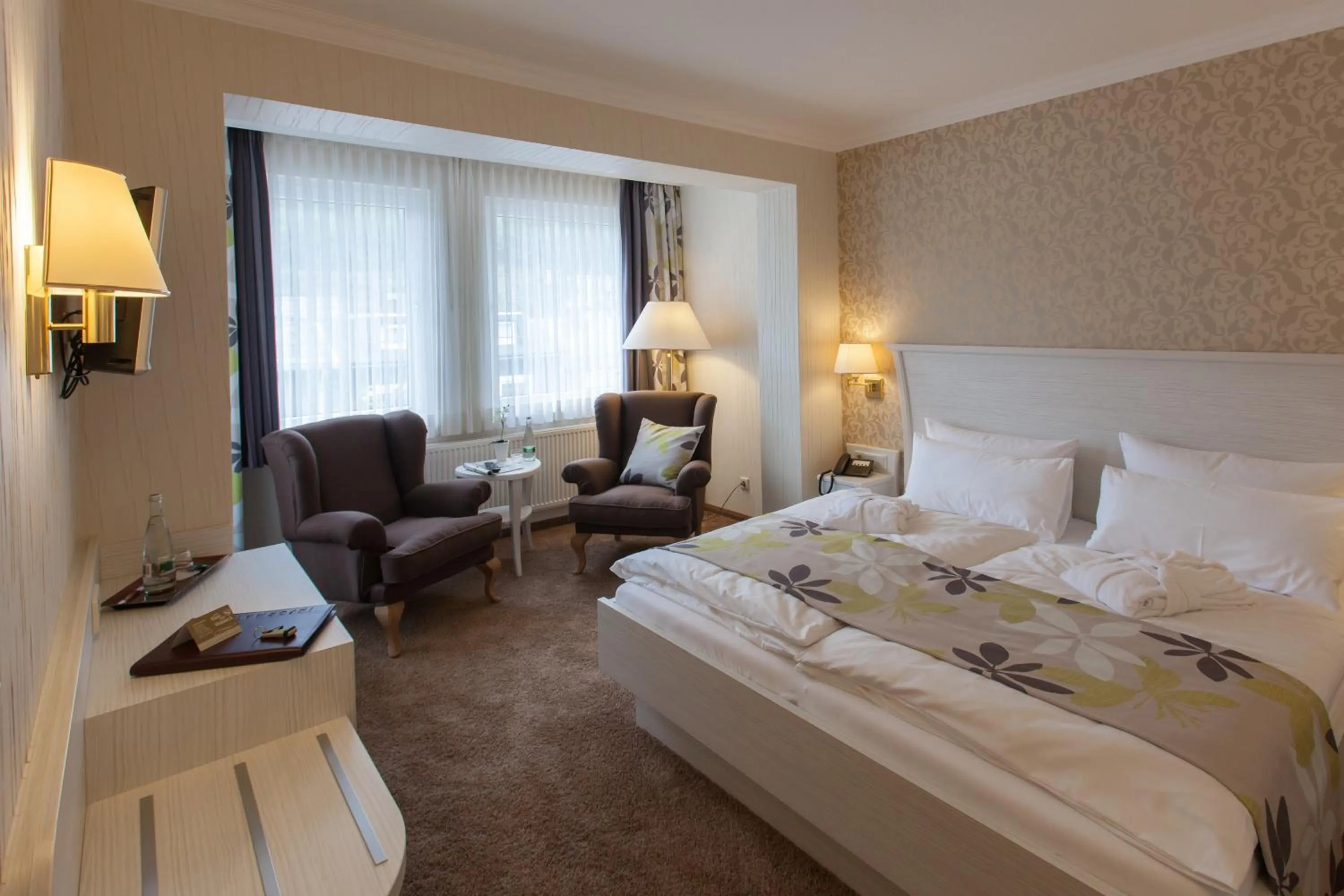 Photo of the whole room, Bed in Hotel Garni Fürst von Waldeck