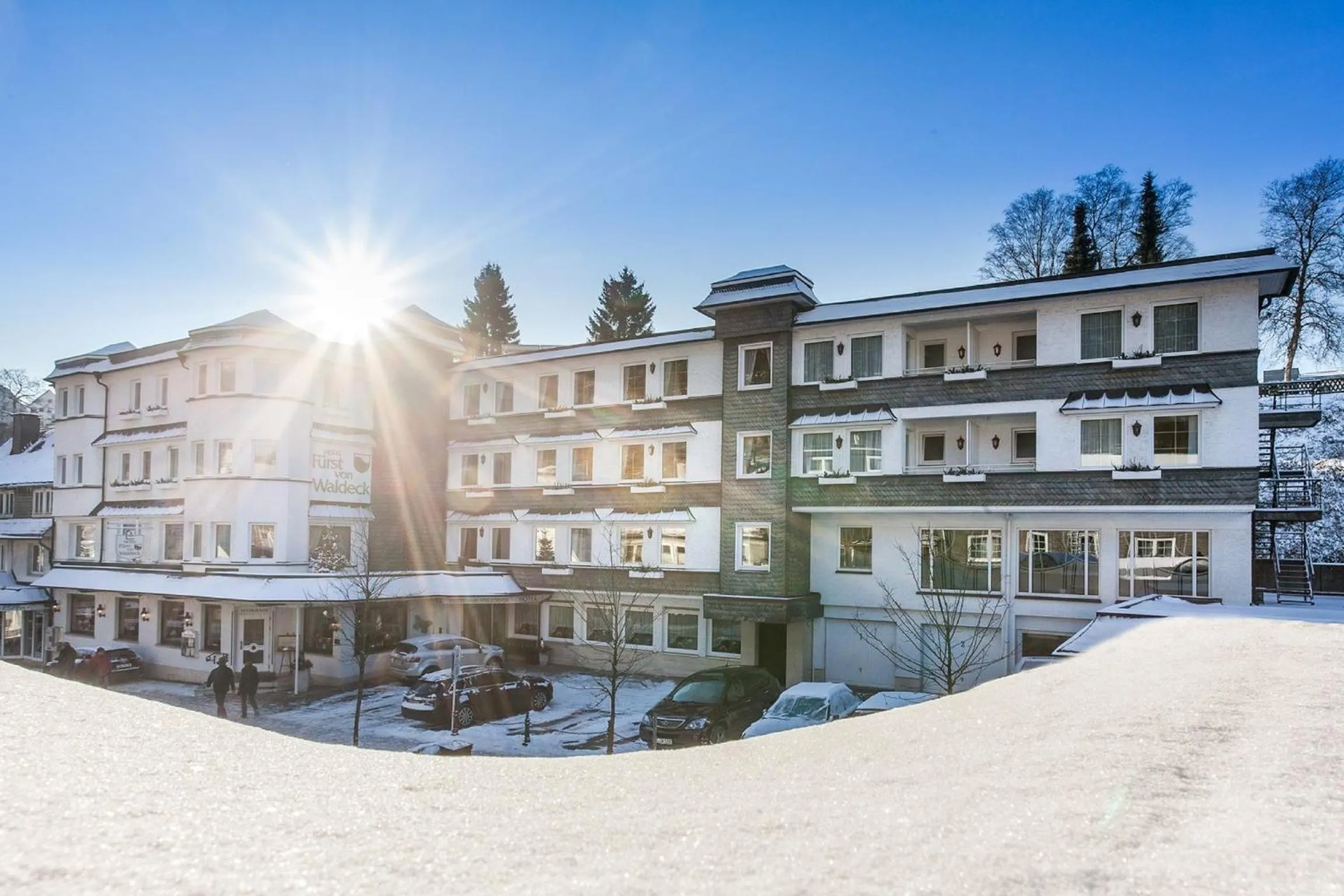 Property building in Hotel Garni Fürst von Waldeck