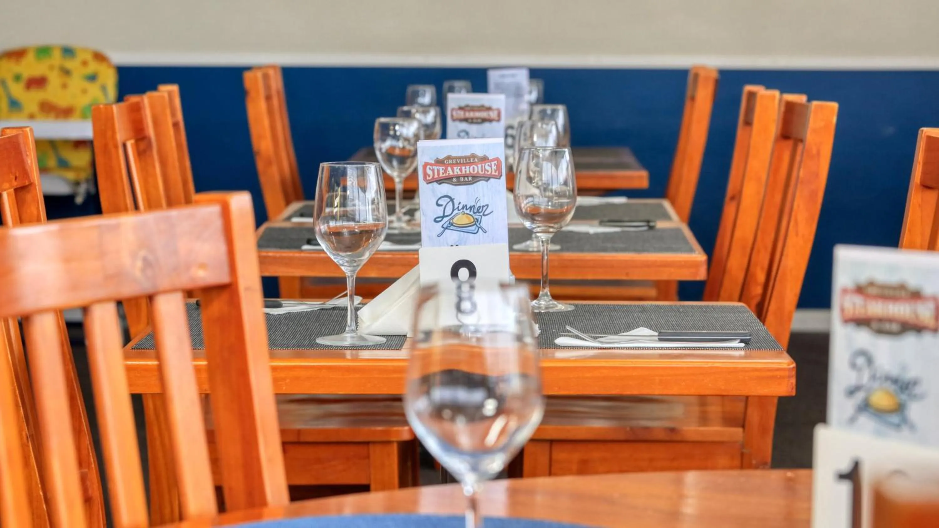 Decorative detail in Biloela Centre Motel & Grevillea Steakhouse & Bar