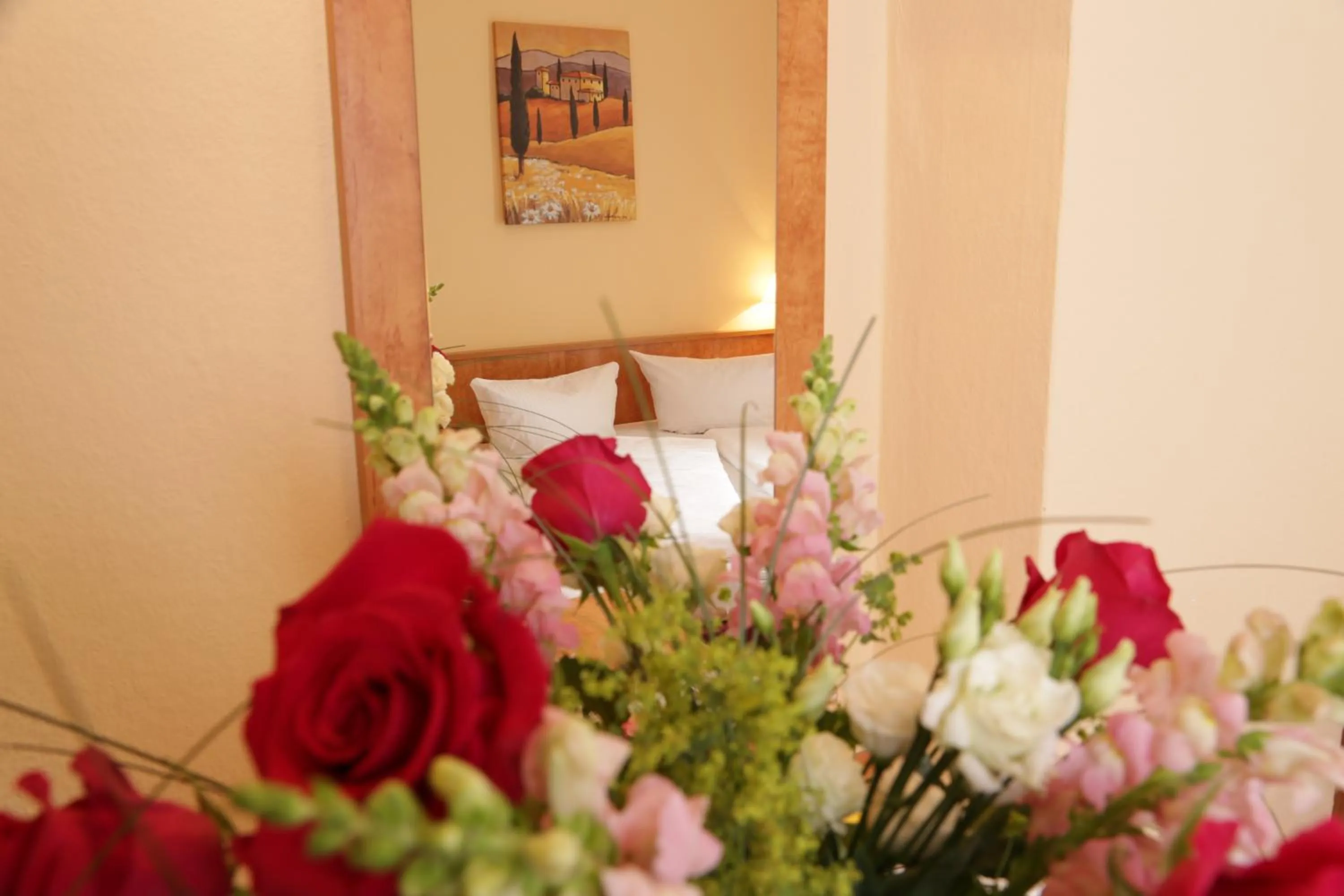 Bedroom, Bed in Gasthof Prinzregent Superior