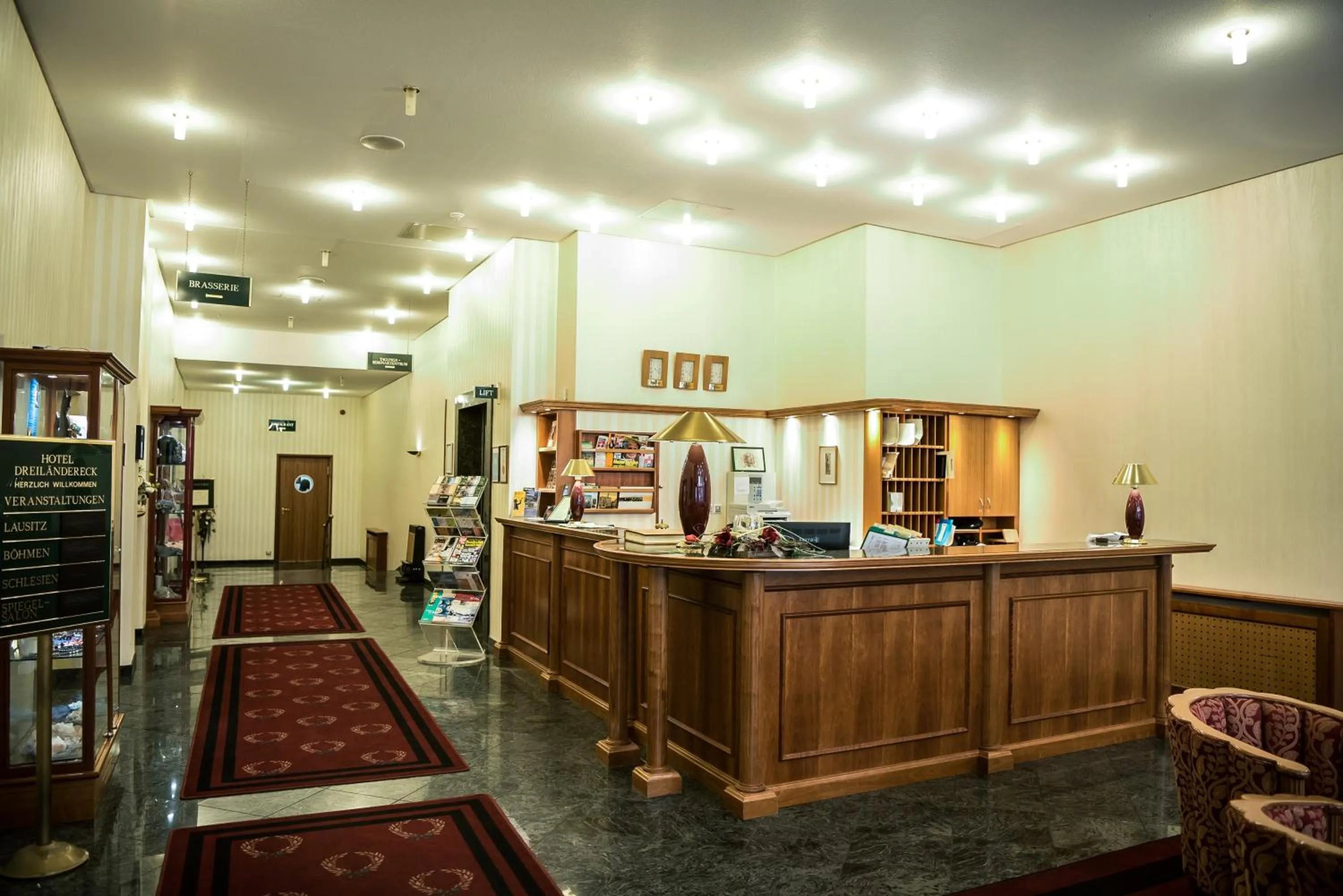 Lobby or reception in Ringhotel Dreiländereck Zittau
