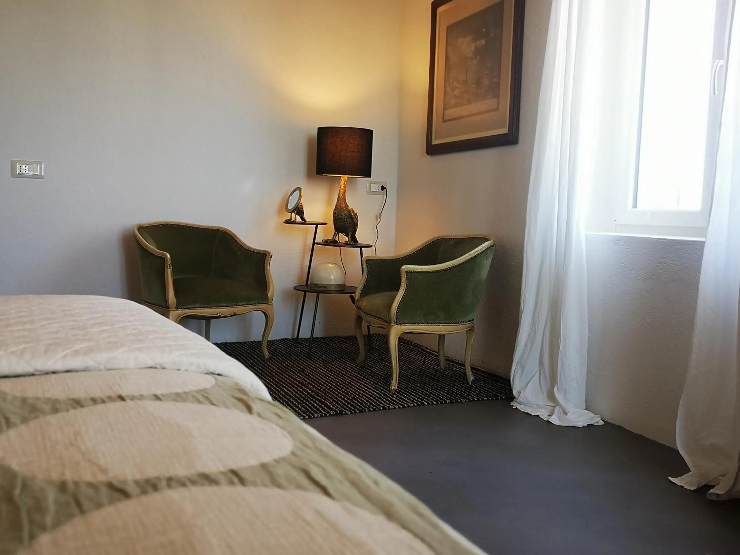 Seating area, Bed in Theresa sulla Collina