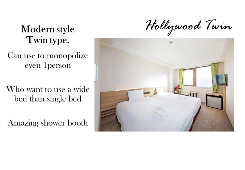 Hollywood Twin Room in Hotel Meldia Shijo Kawaramachi Annex