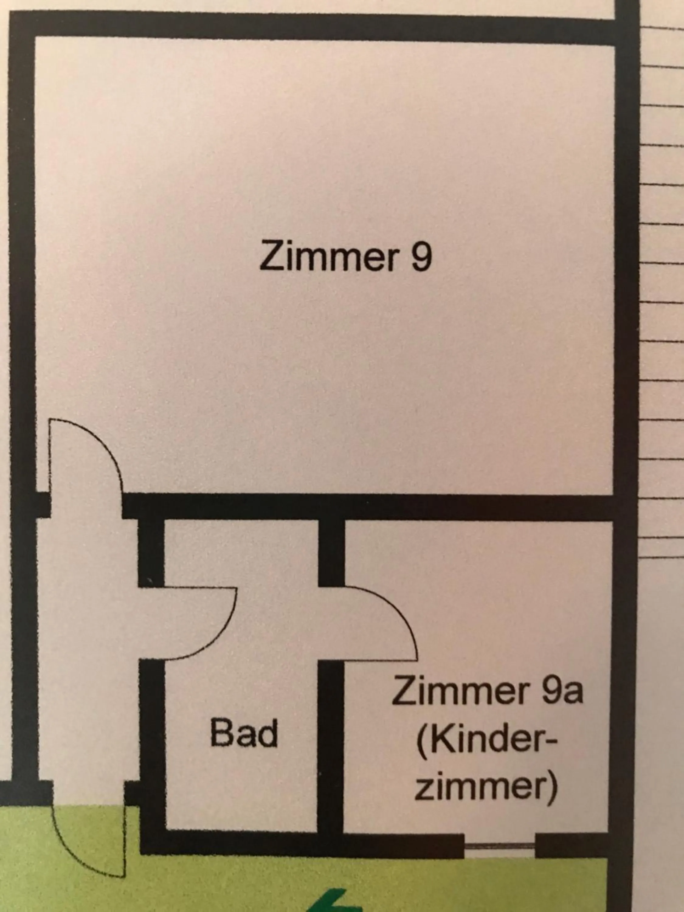 Floor plan in Hotel-Pension Am Böhmepark