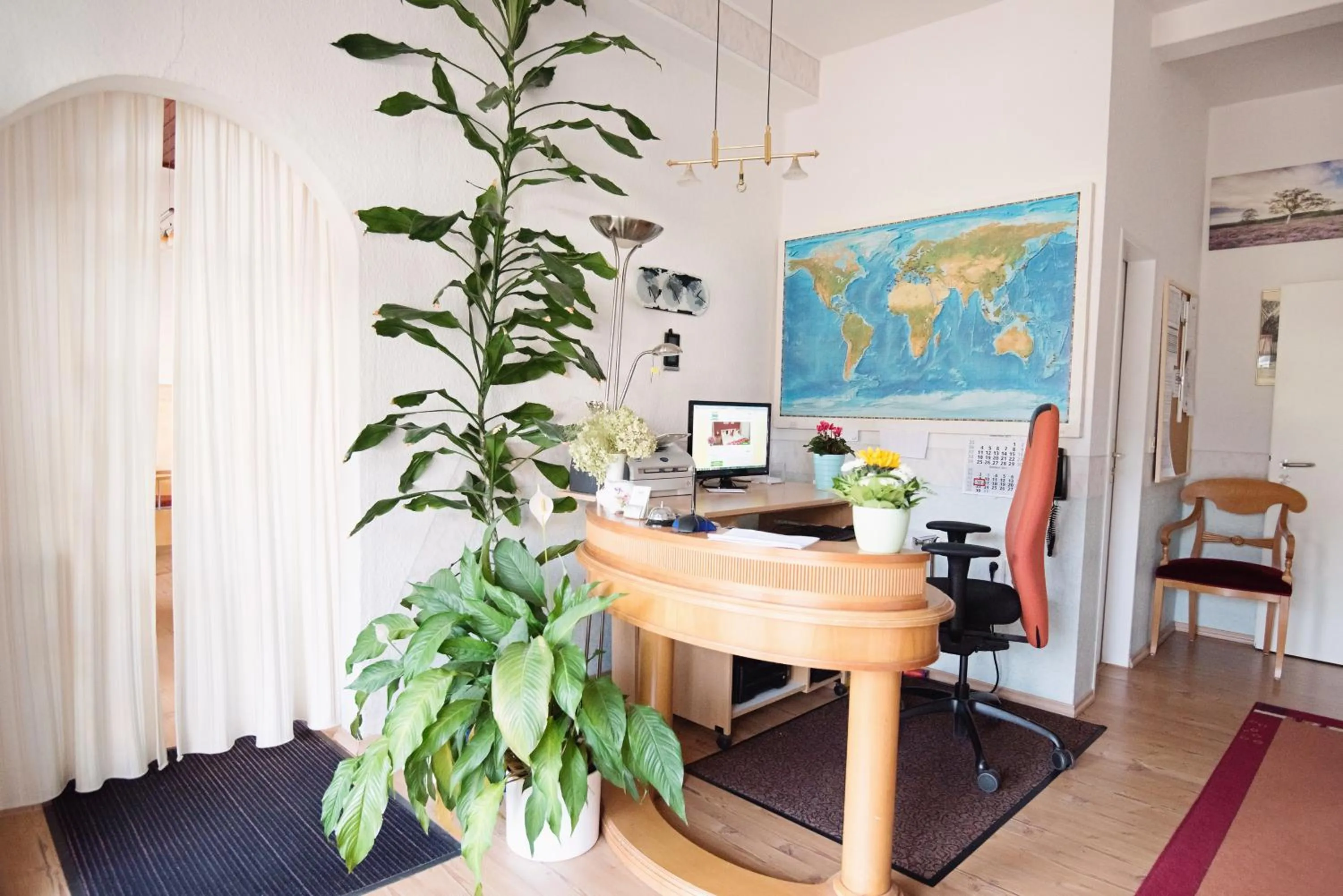 Lobby or reception in Hotel-Pension Am Böhmepark