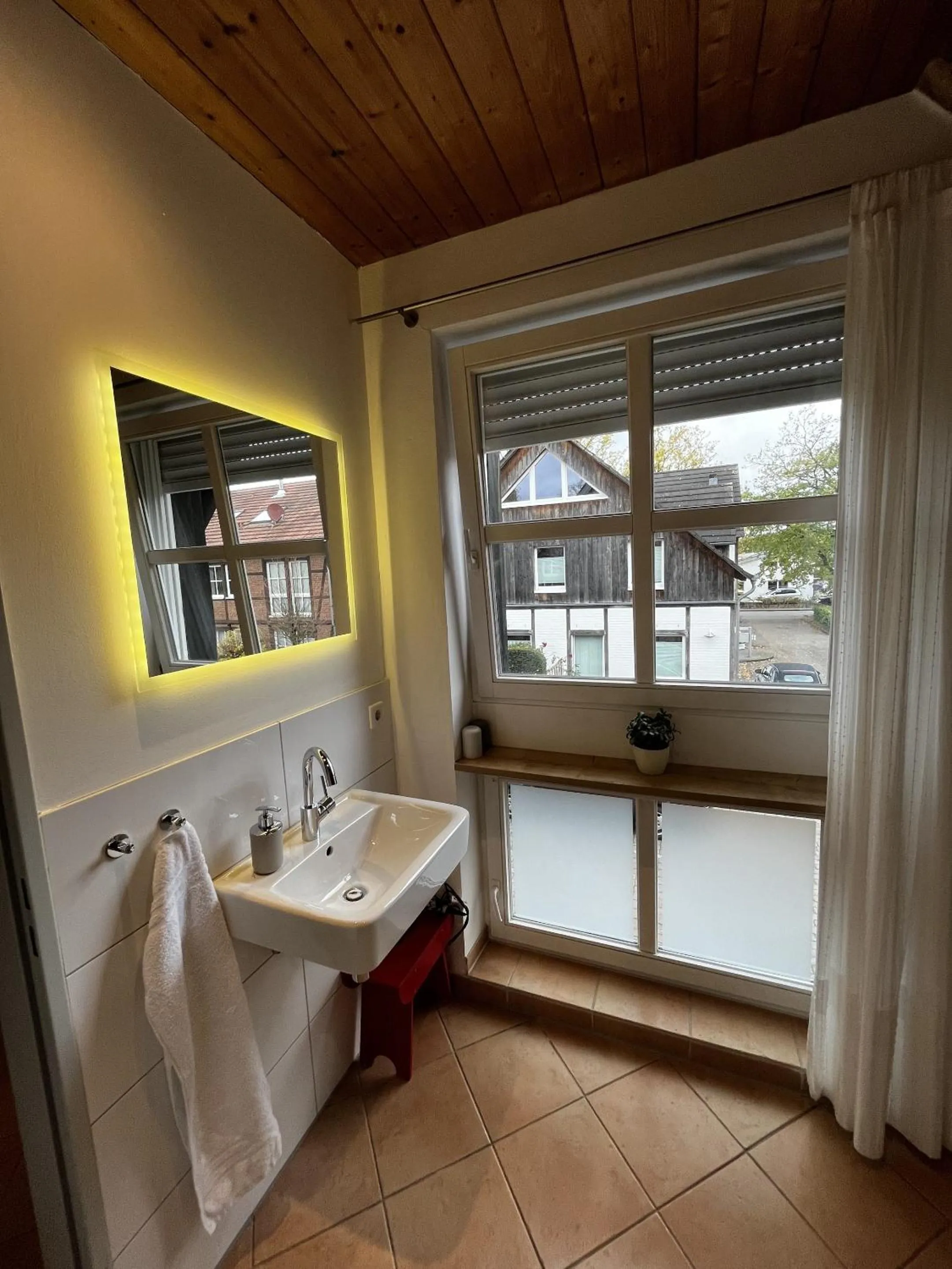 Bathroom in Das Landhotel zur Mühle