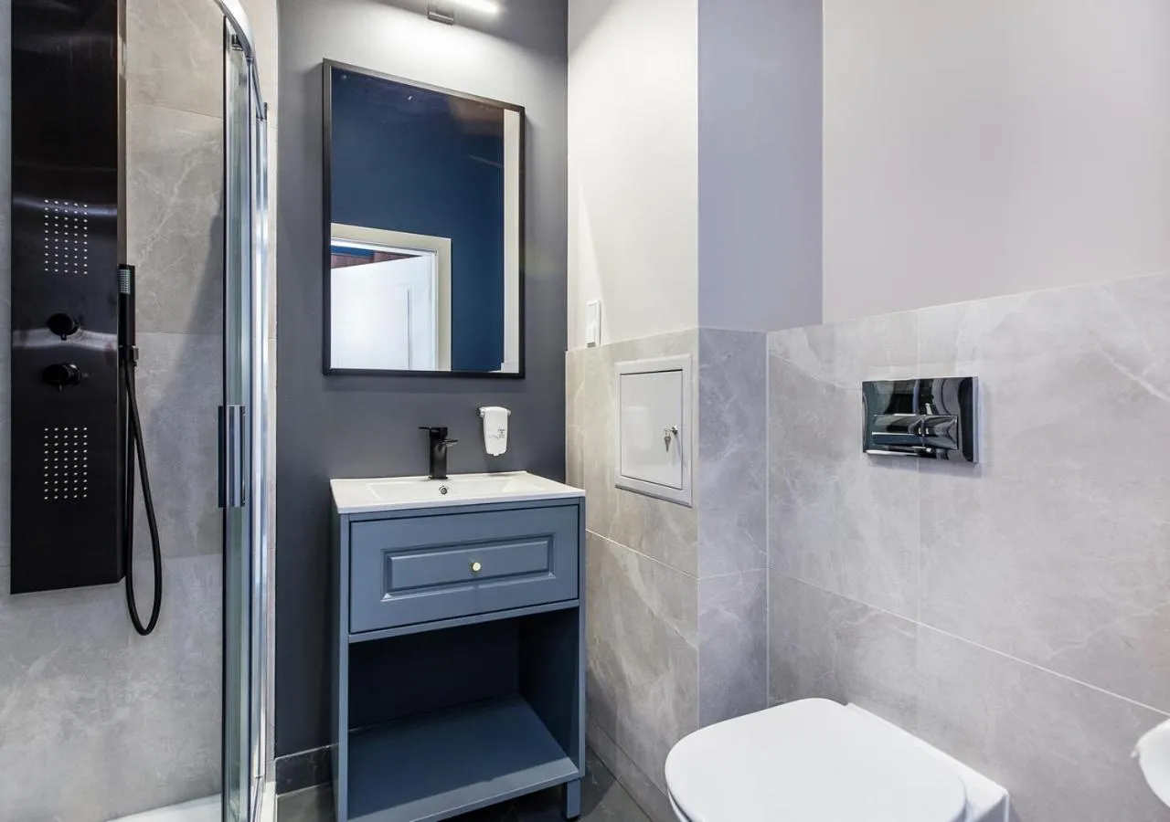 Shower in Aparthotel Cracovia Residence
