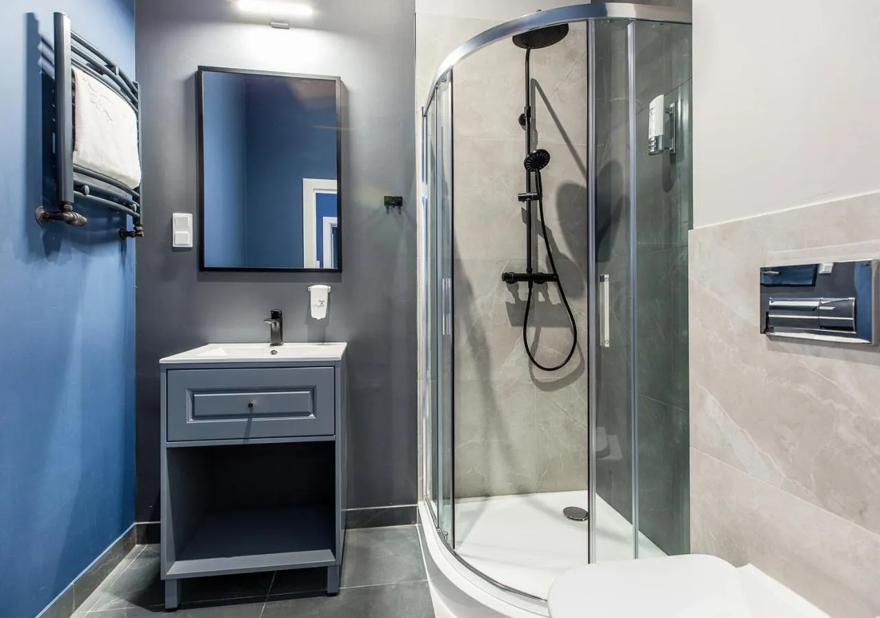 Shower in Aparthotel Cracovia Residence