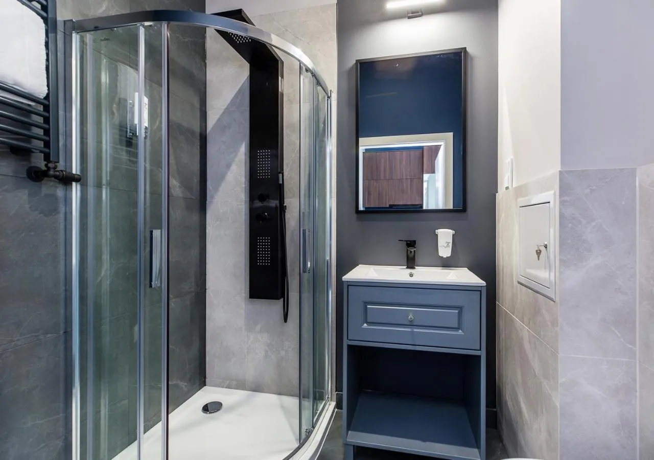 Shower in Aparthotel Cracovia Residence