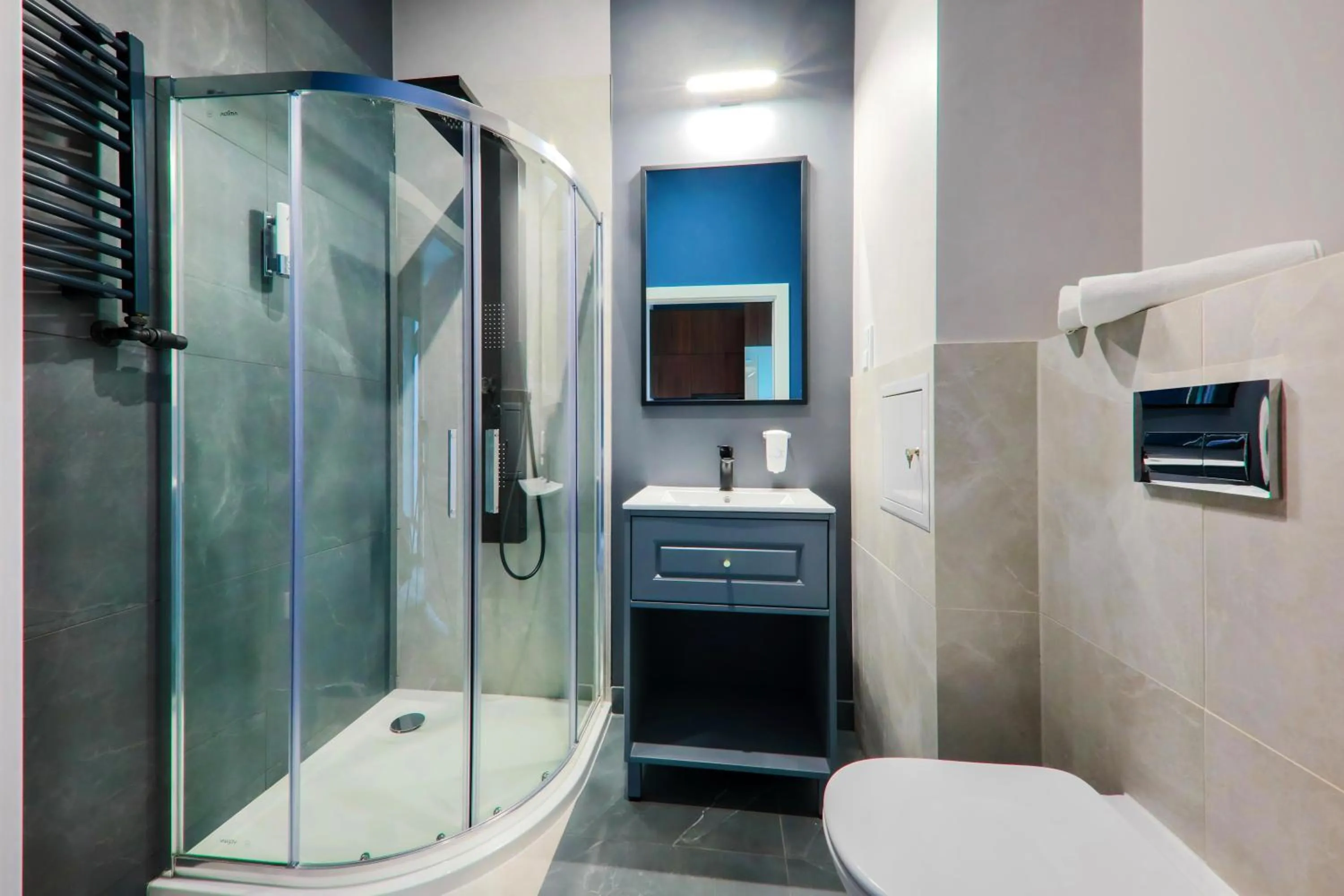 Shower in Aparthotel Cracovia Residence