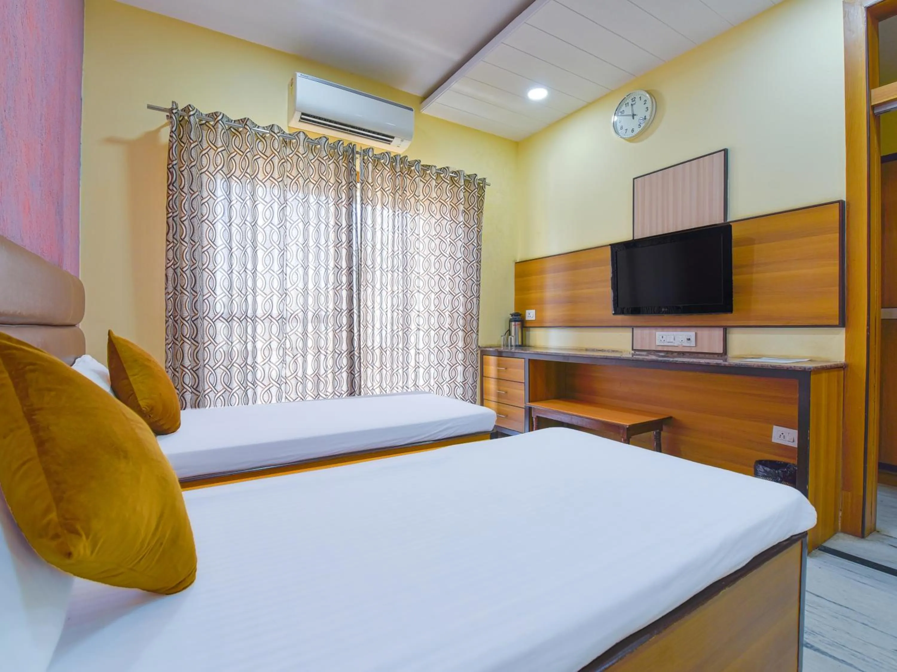 Bed in Hotel Anuvibha Malviya Nagar