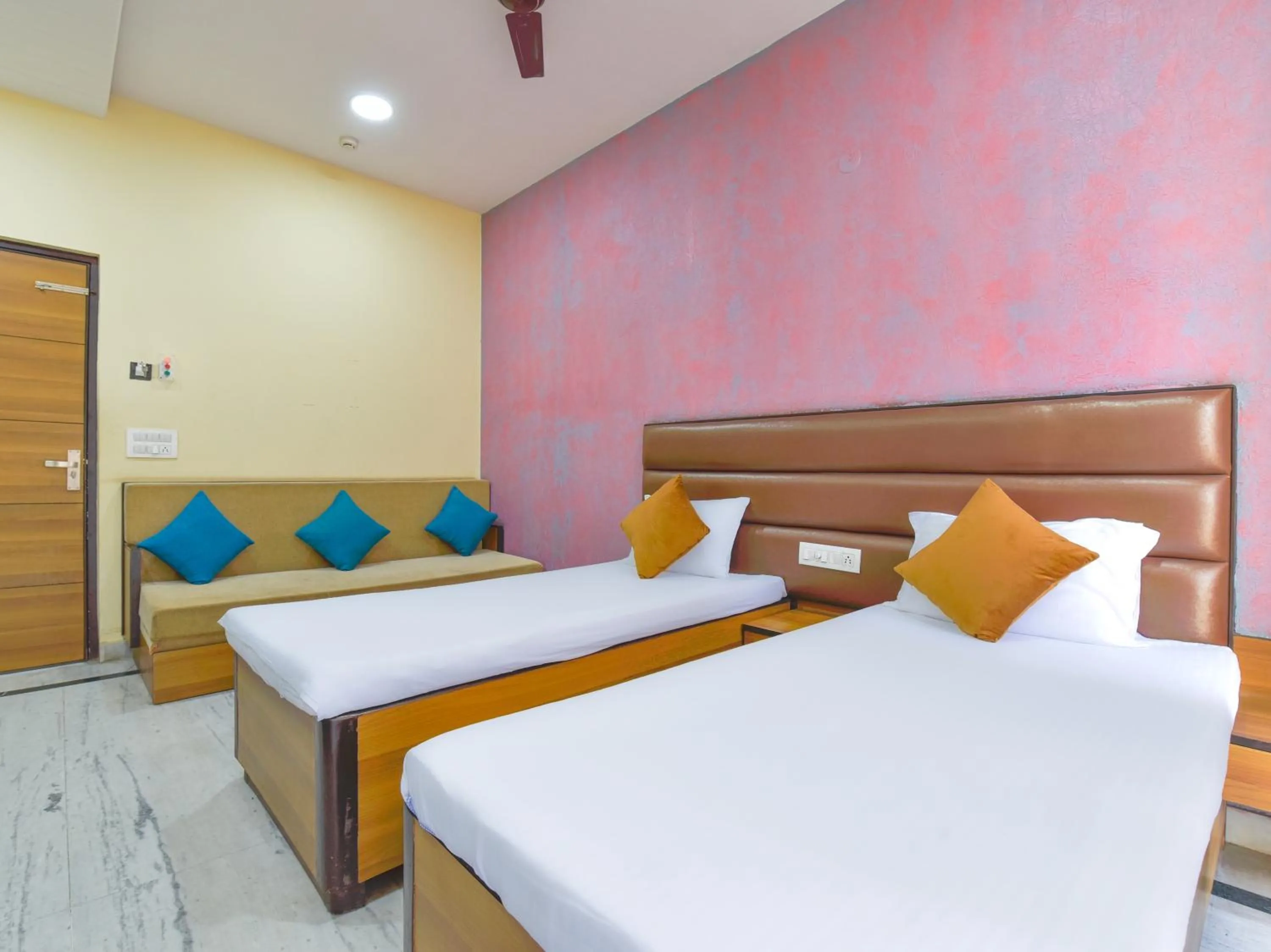 Photo of the whole room, Bed in Hotel Anuvibha Malviya Nagar