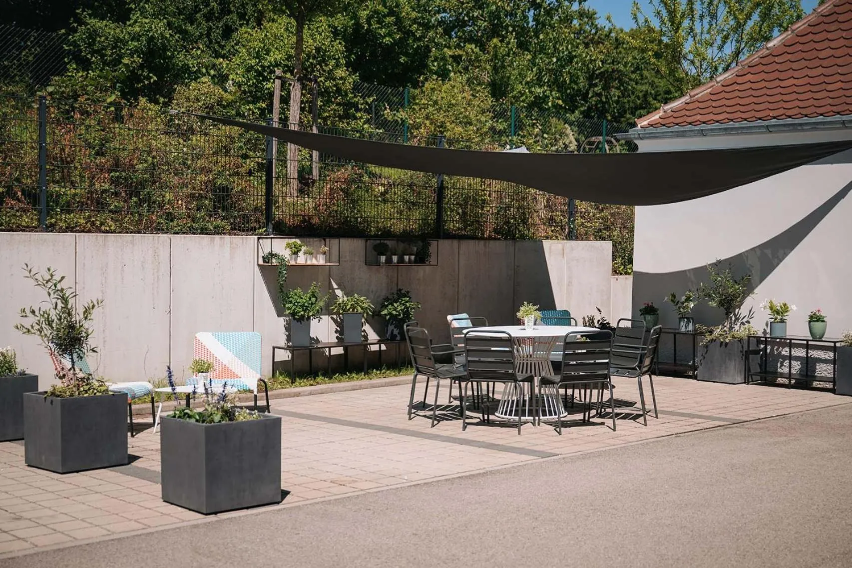 Balcony/Terrace in Coffee Fellows Hotel & Longstay