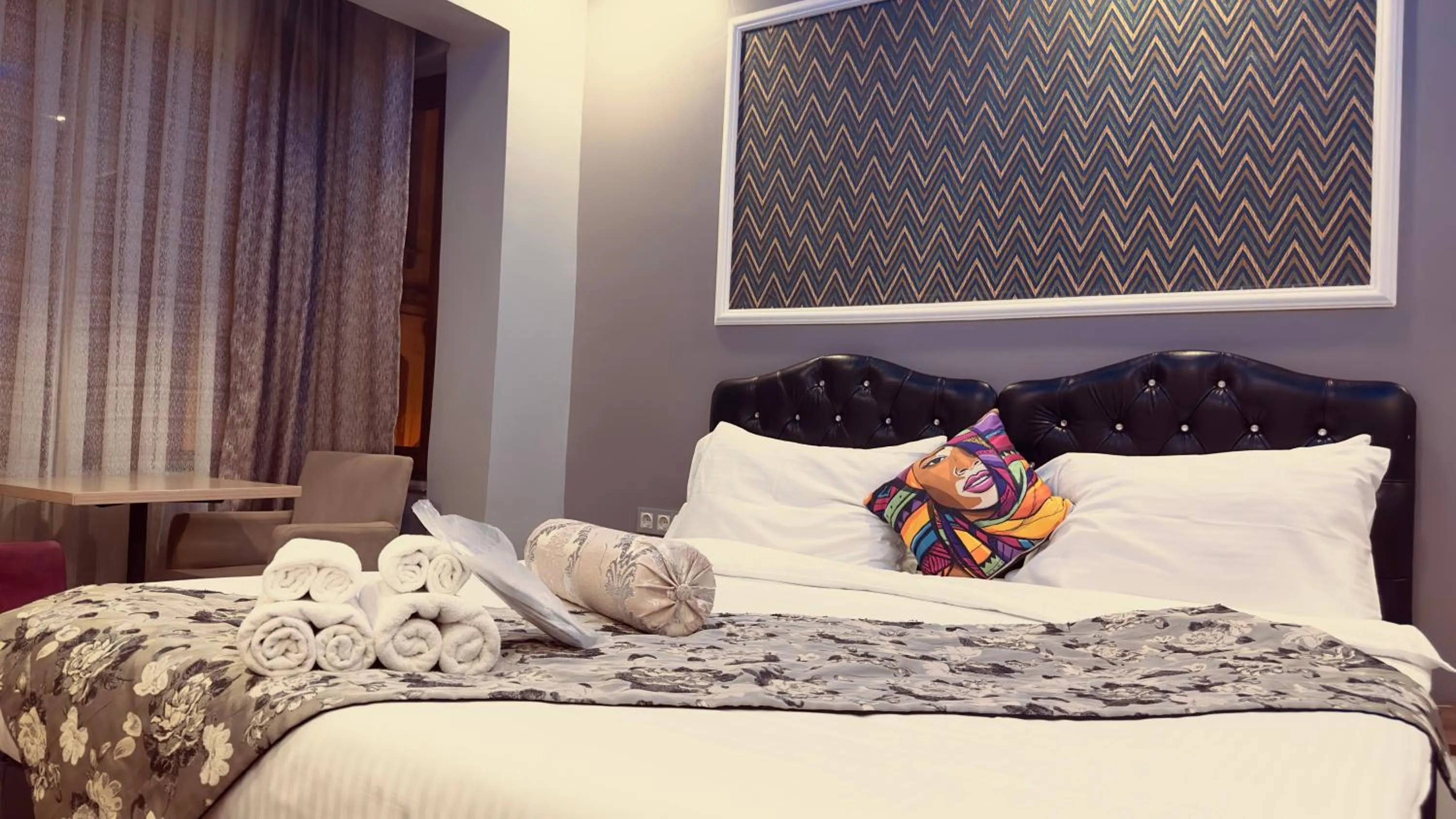 Bed in Mitra Downtown Hotel