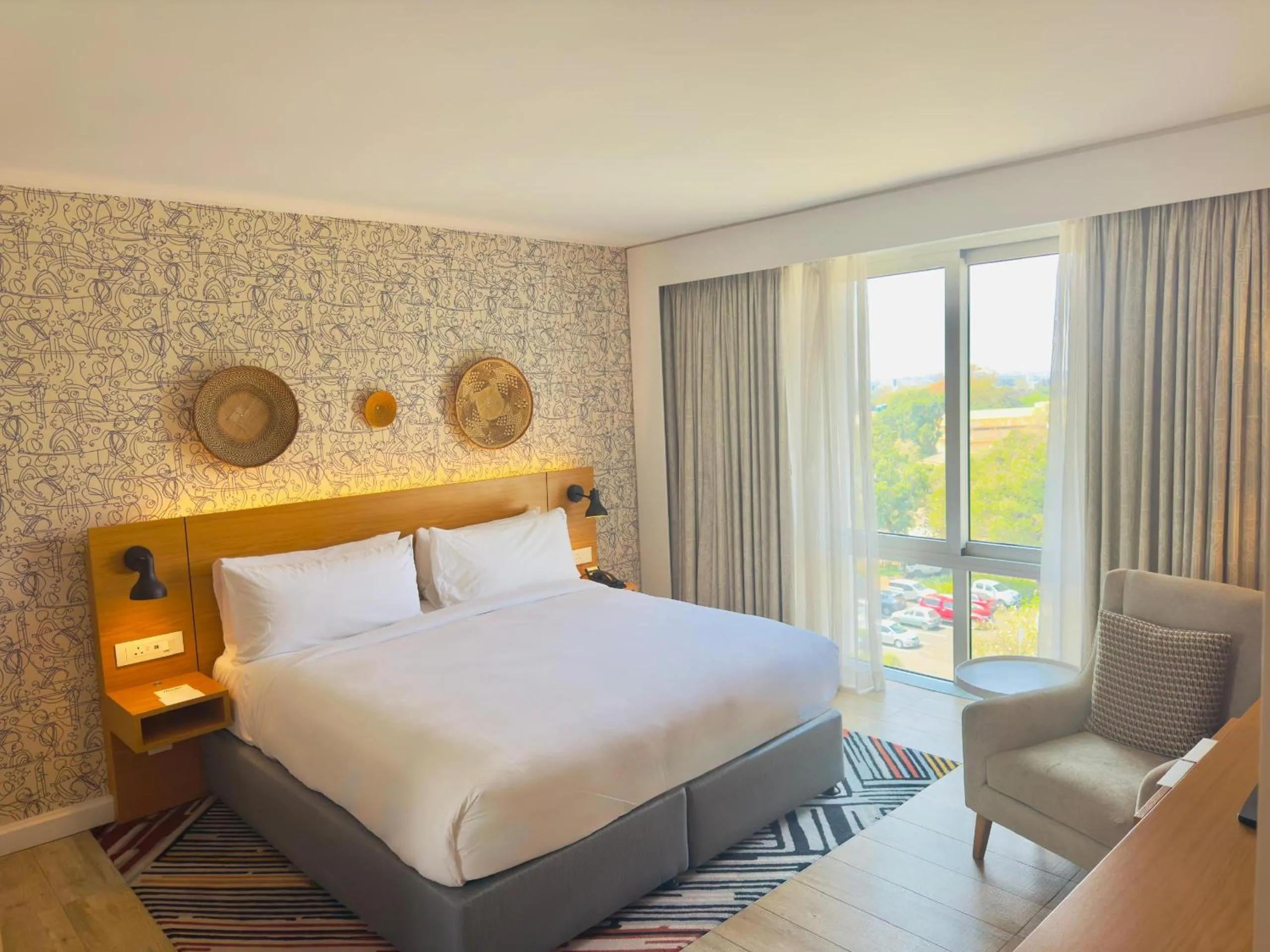 Quiet street view, Bed in Holiday Inn - Lusaka by IHG