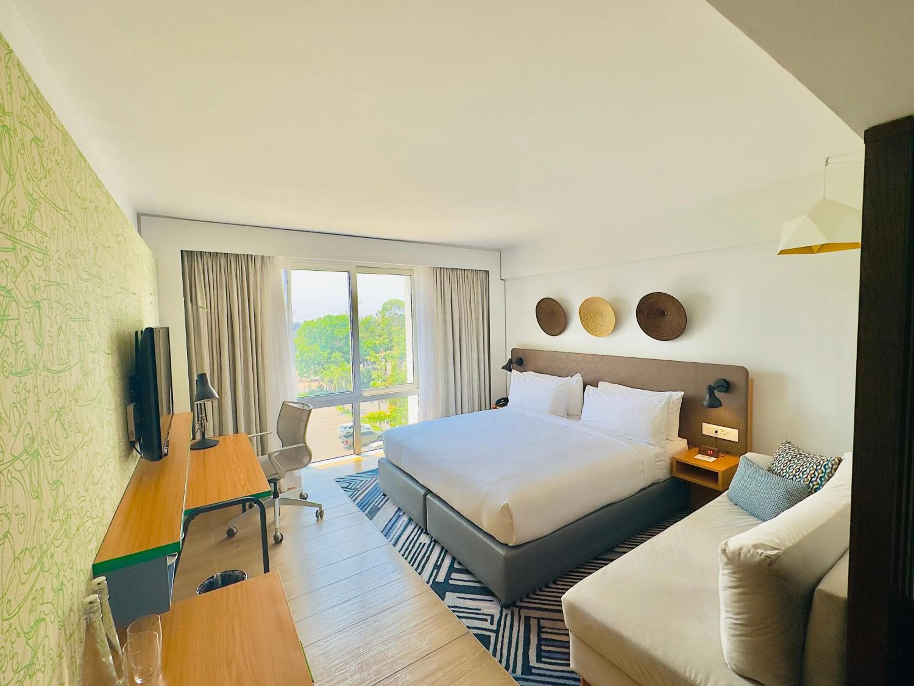 Quiet street view, Bed in Holiday Inn - Lusaka by IHG