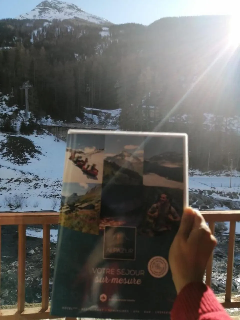 Mountain view in ALPAZUR Val Cenis