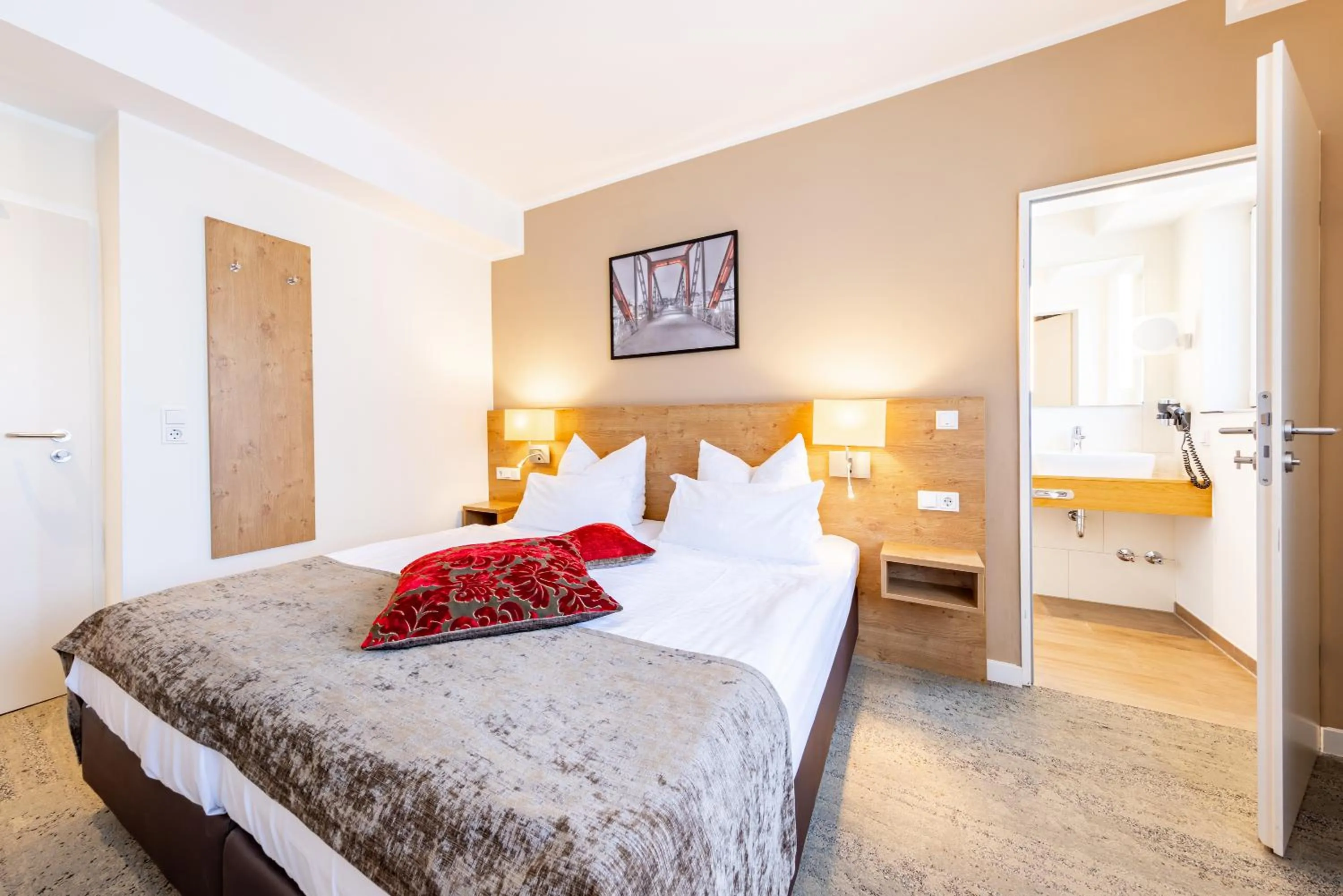 Bed in Maingau Hotel