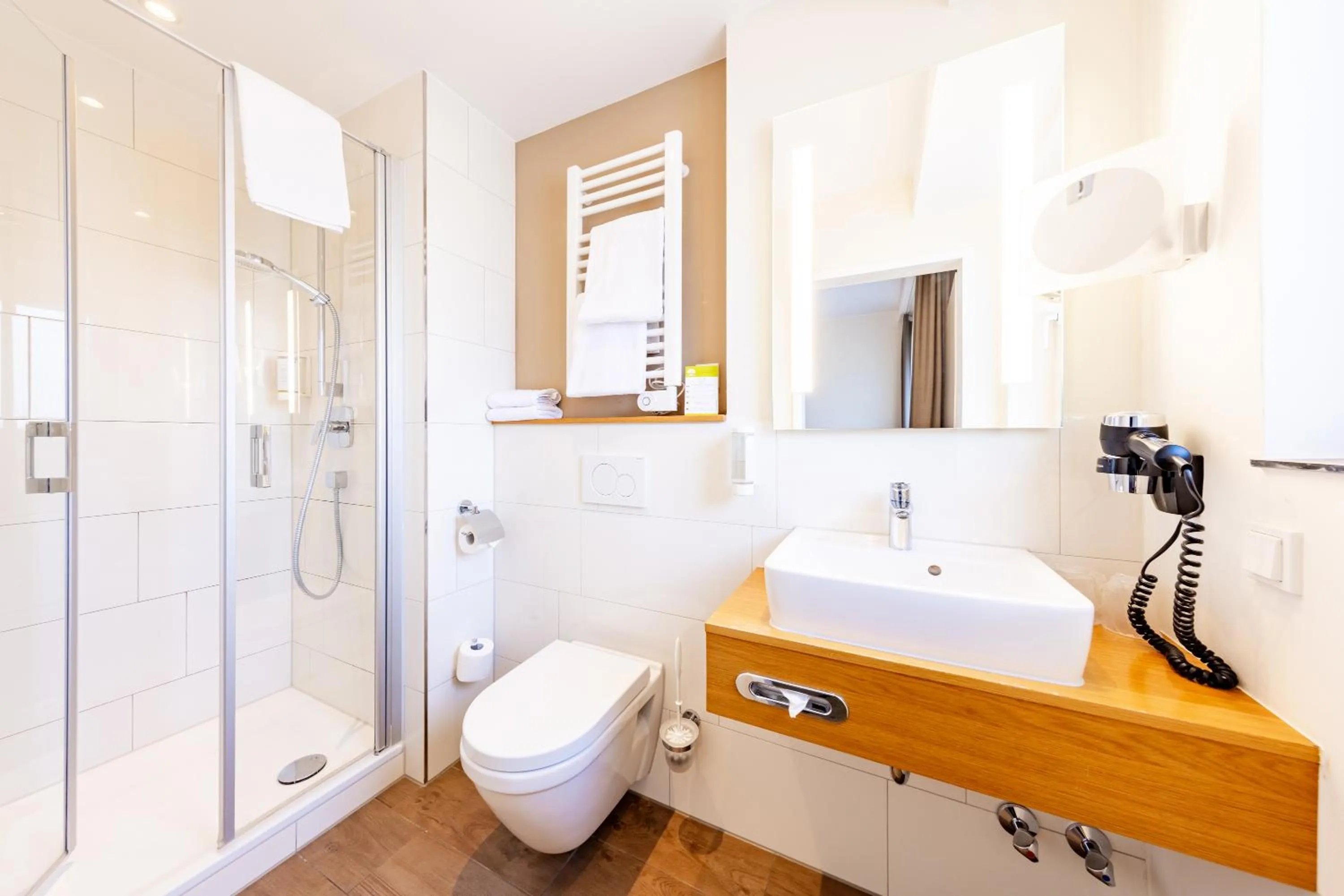 Shower in Maingau Hotel