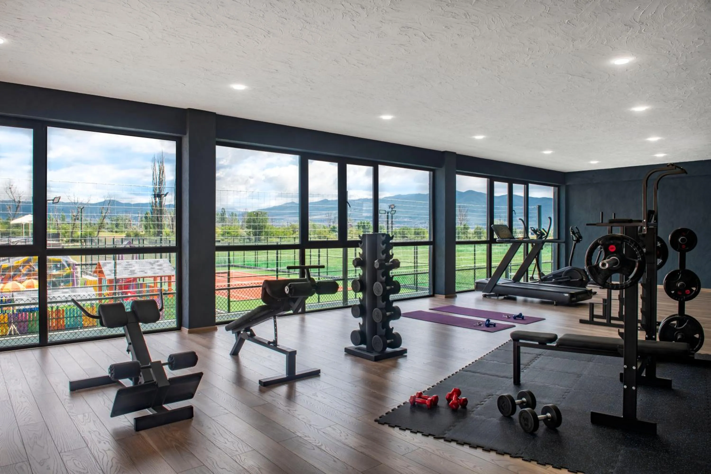 Fitness centre/facilities in Villa Mosavali