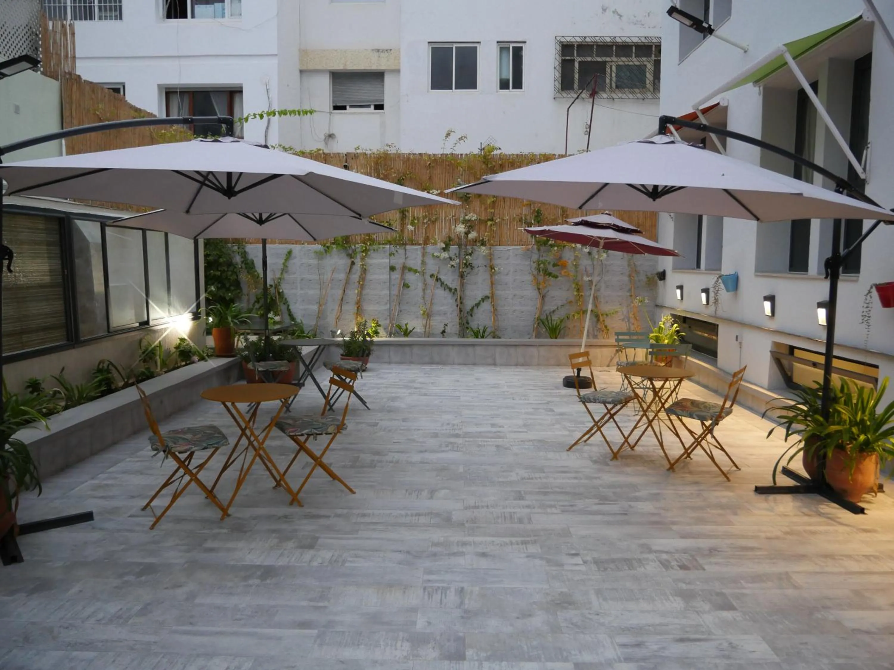 Patio in Gardenia Boutique Hotel
