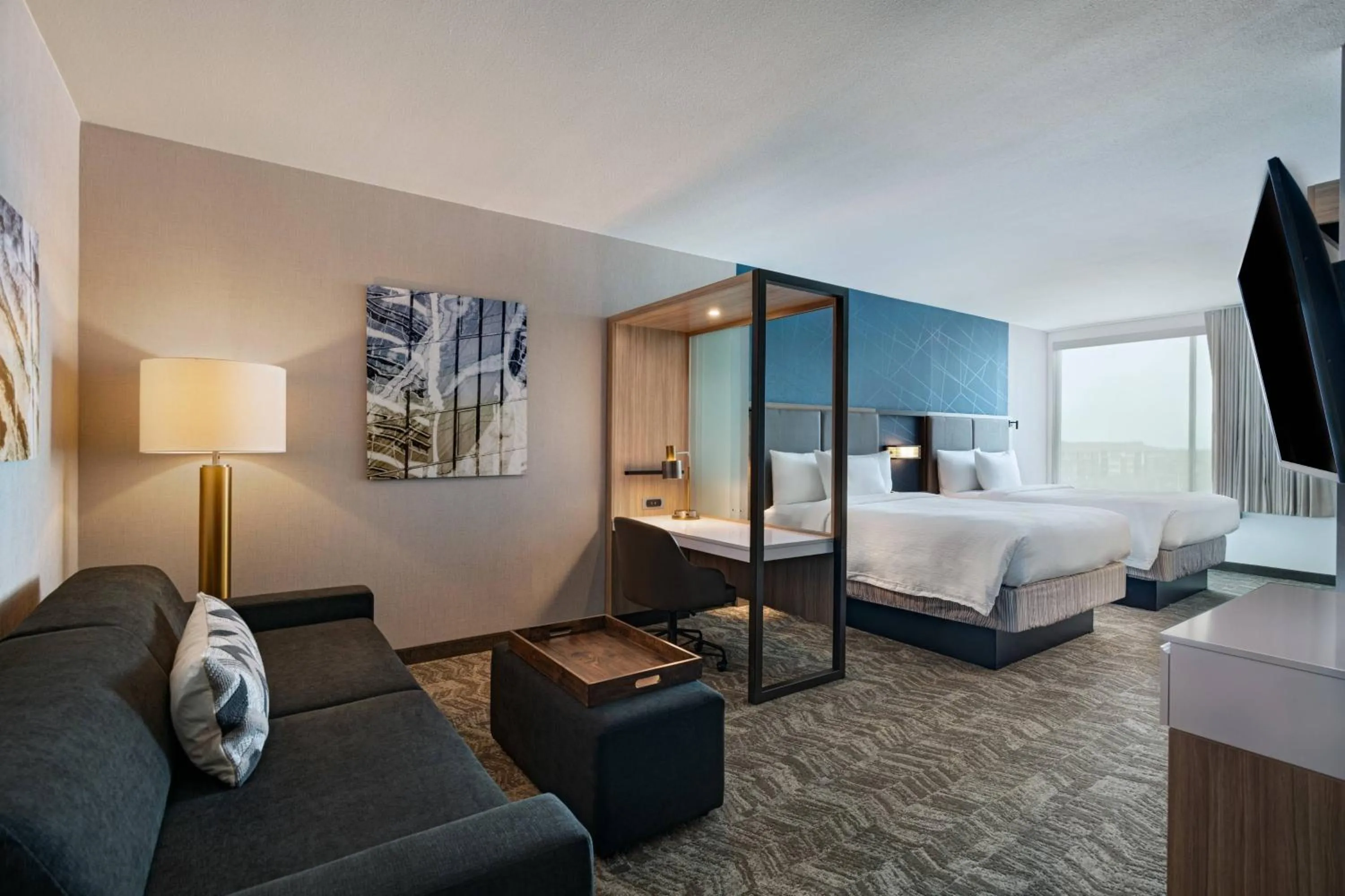 Bedroom, Bed in SpringHill Suites by Marriott Dallas Richardson/University Area